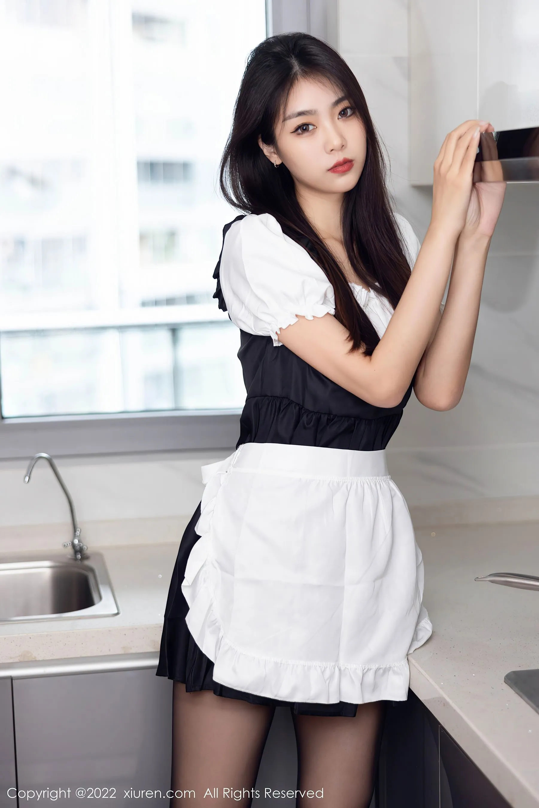 秀人网 No.5706 可樂Vicky 黑丝美腿第17张