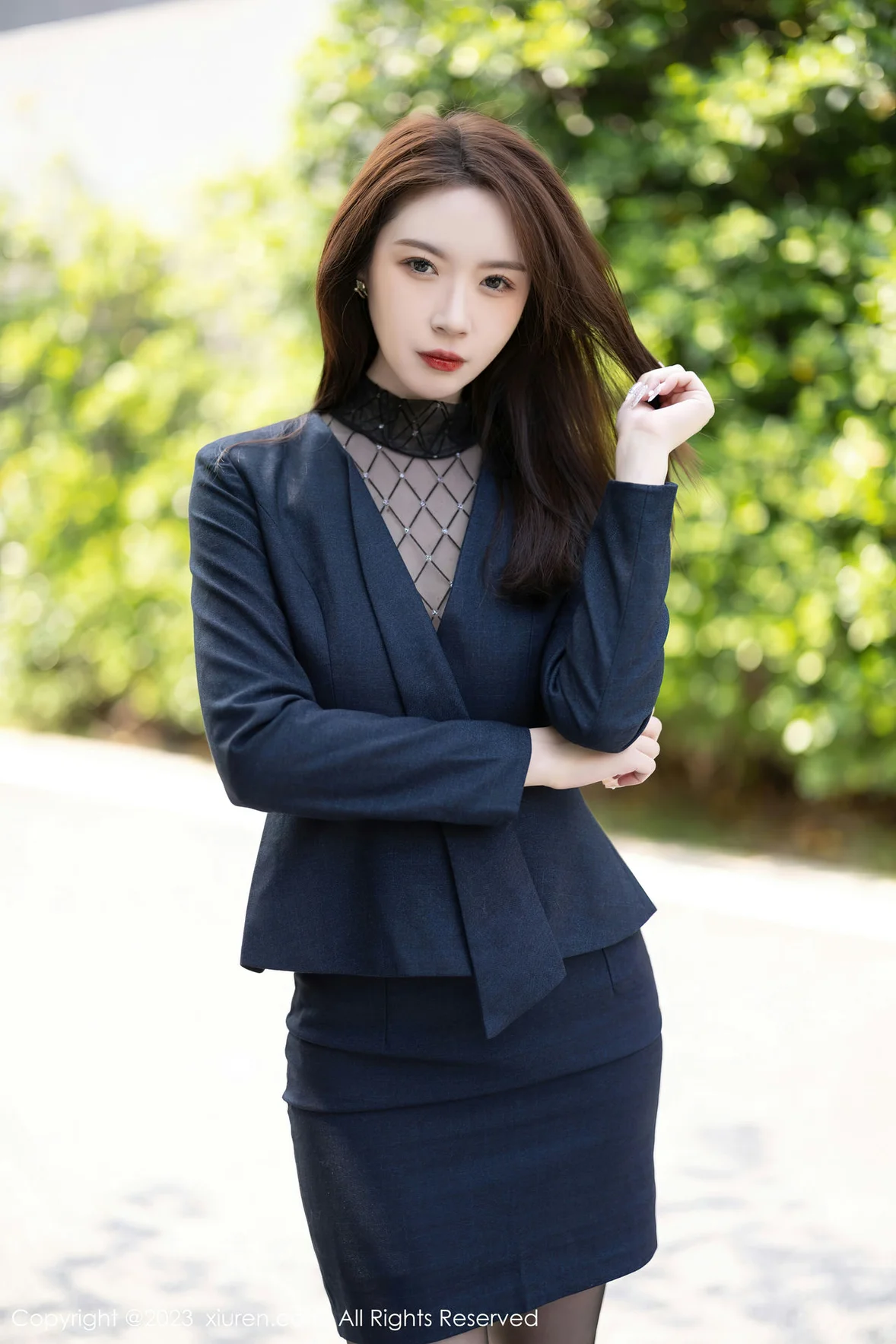  XiuRen 秀人 No.6914 梦心玥 薄纱高开叉性感写真 [90P]第2张