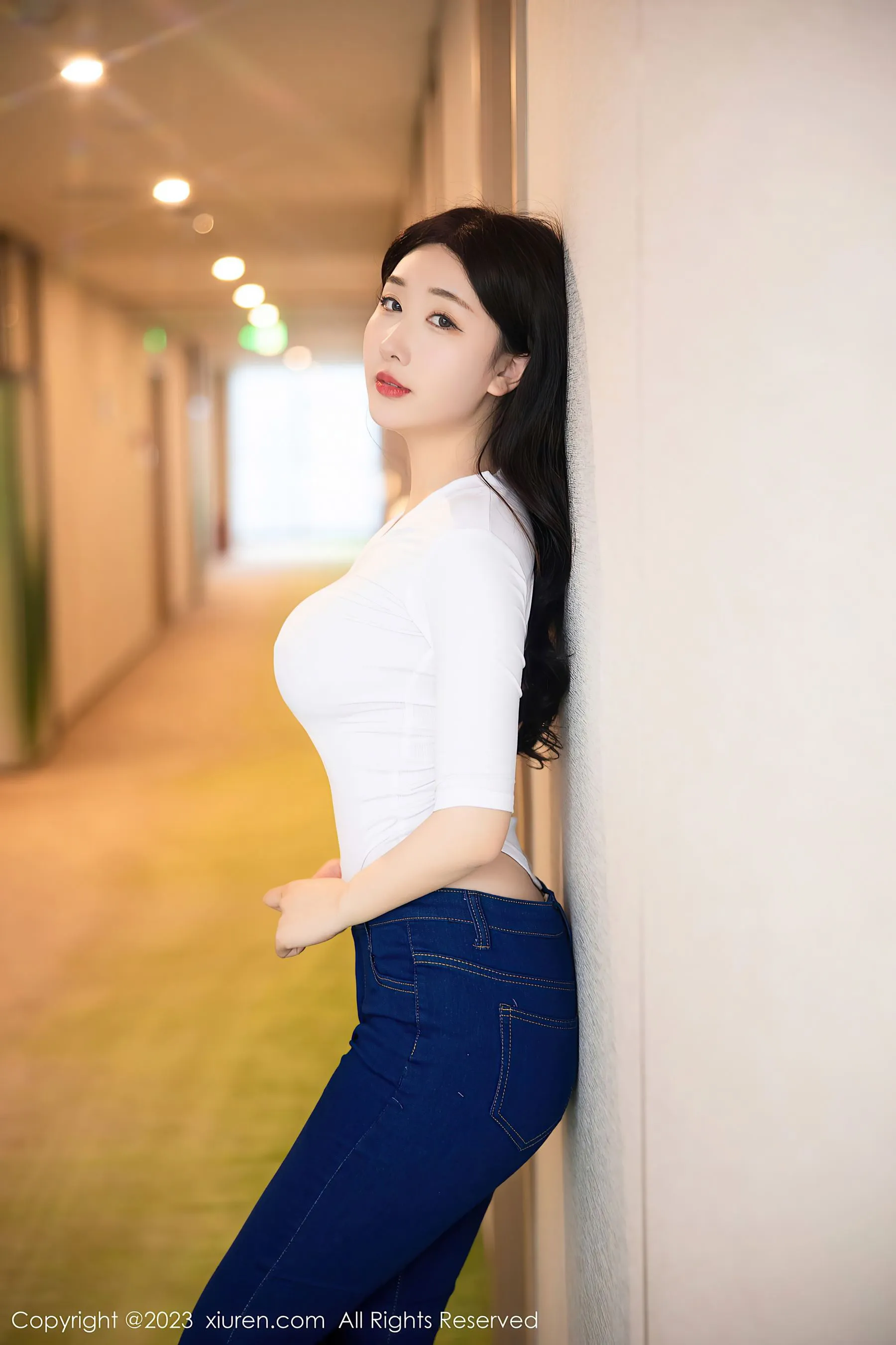  秀人网 No.6570 江真真 牛仔裤美臀第16张