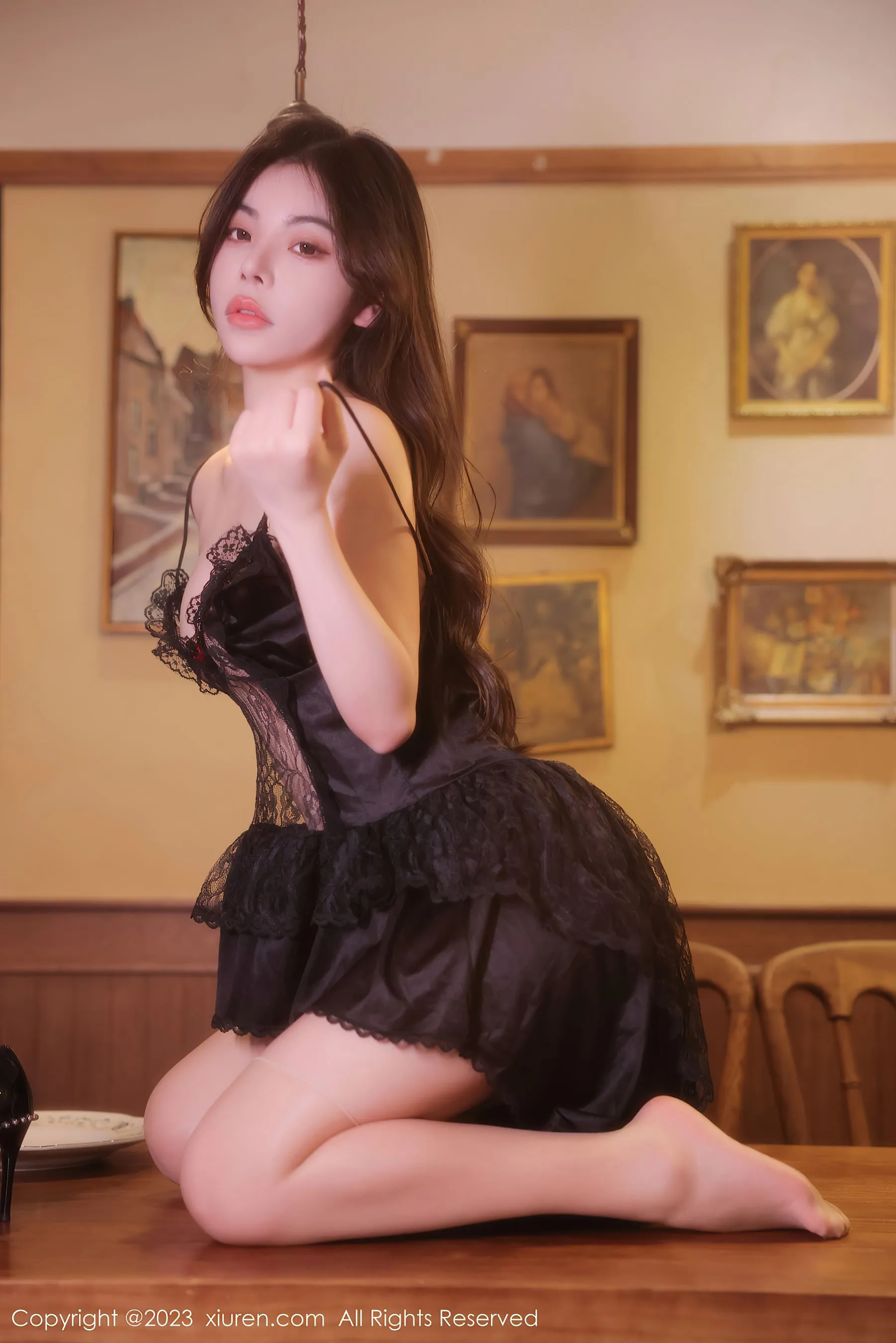 秀人网 No.6339 Aami喵小狐 新人美臀第8张