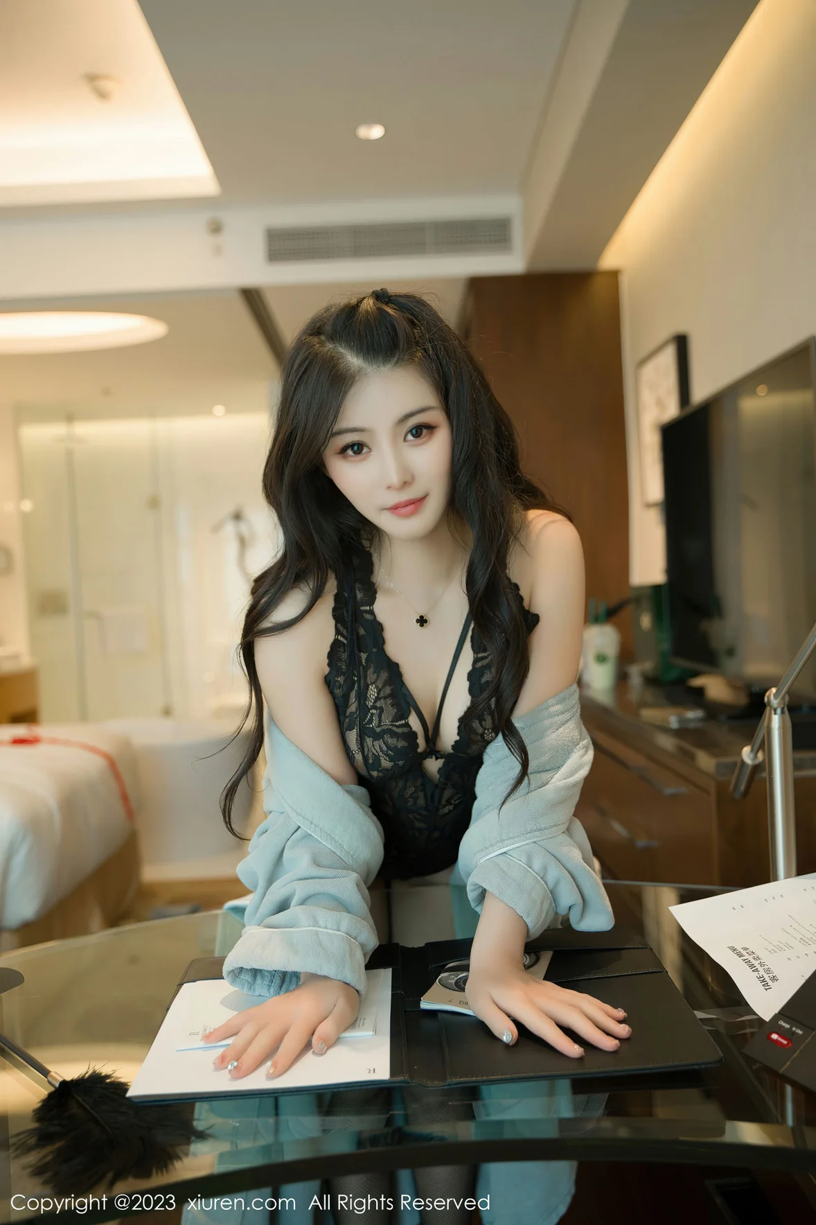  XiuRen 秀人 No.7107 柒喜小baby 蕾丝情趣性感写真 [57P]第6张