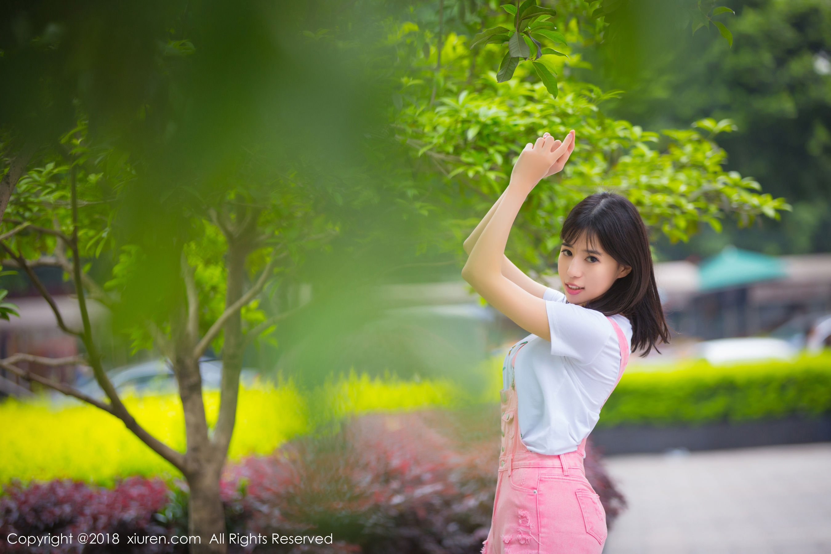  模特艾栗栗栗栗栗栗吖《清新美腿外拍与私房内衣魅惑》 XiuRen 秀人网 No.1026第8张