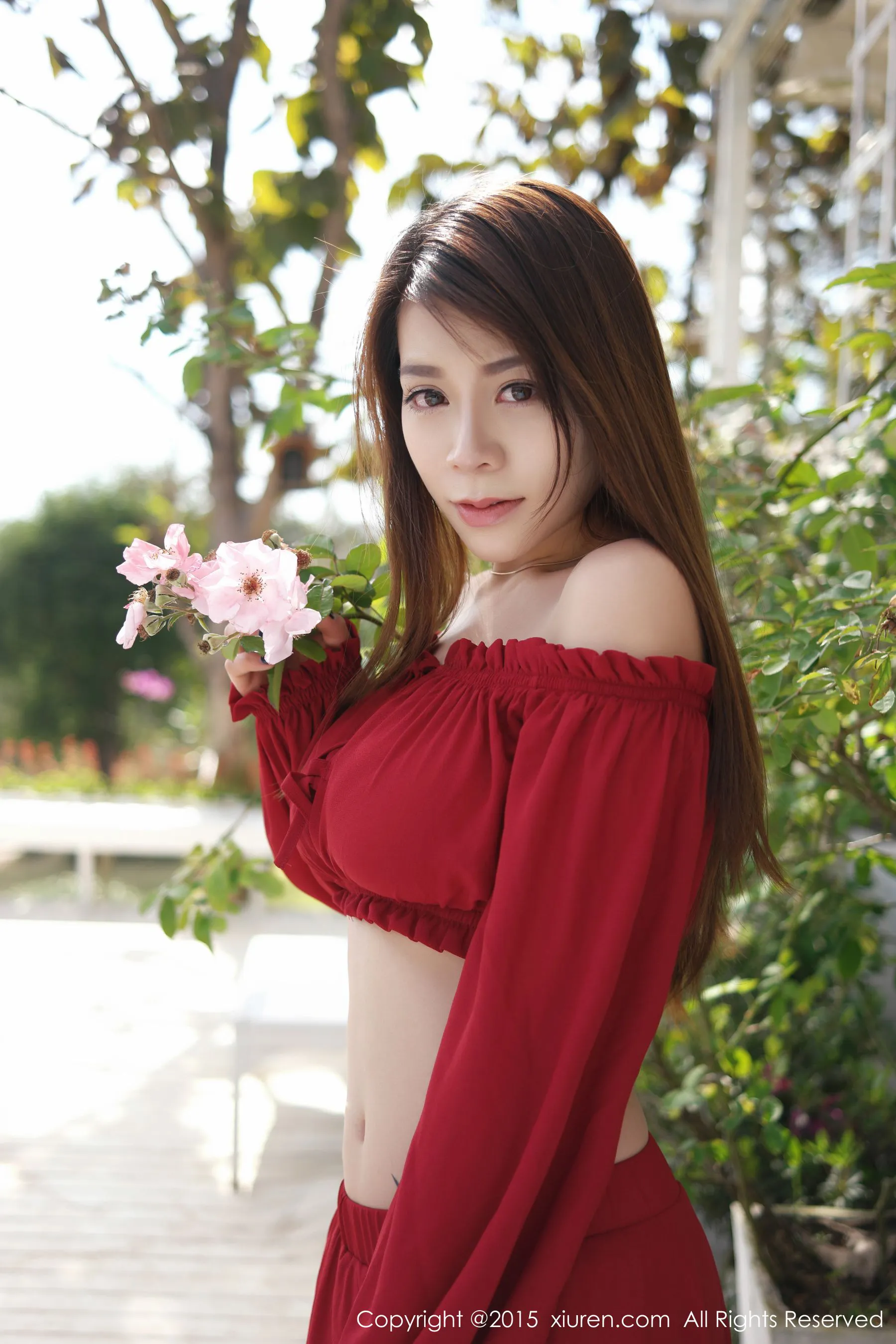  vetiver嘉宝贝儿《泰国旅拍》长裙女神系列 秀人网 No.303第8张