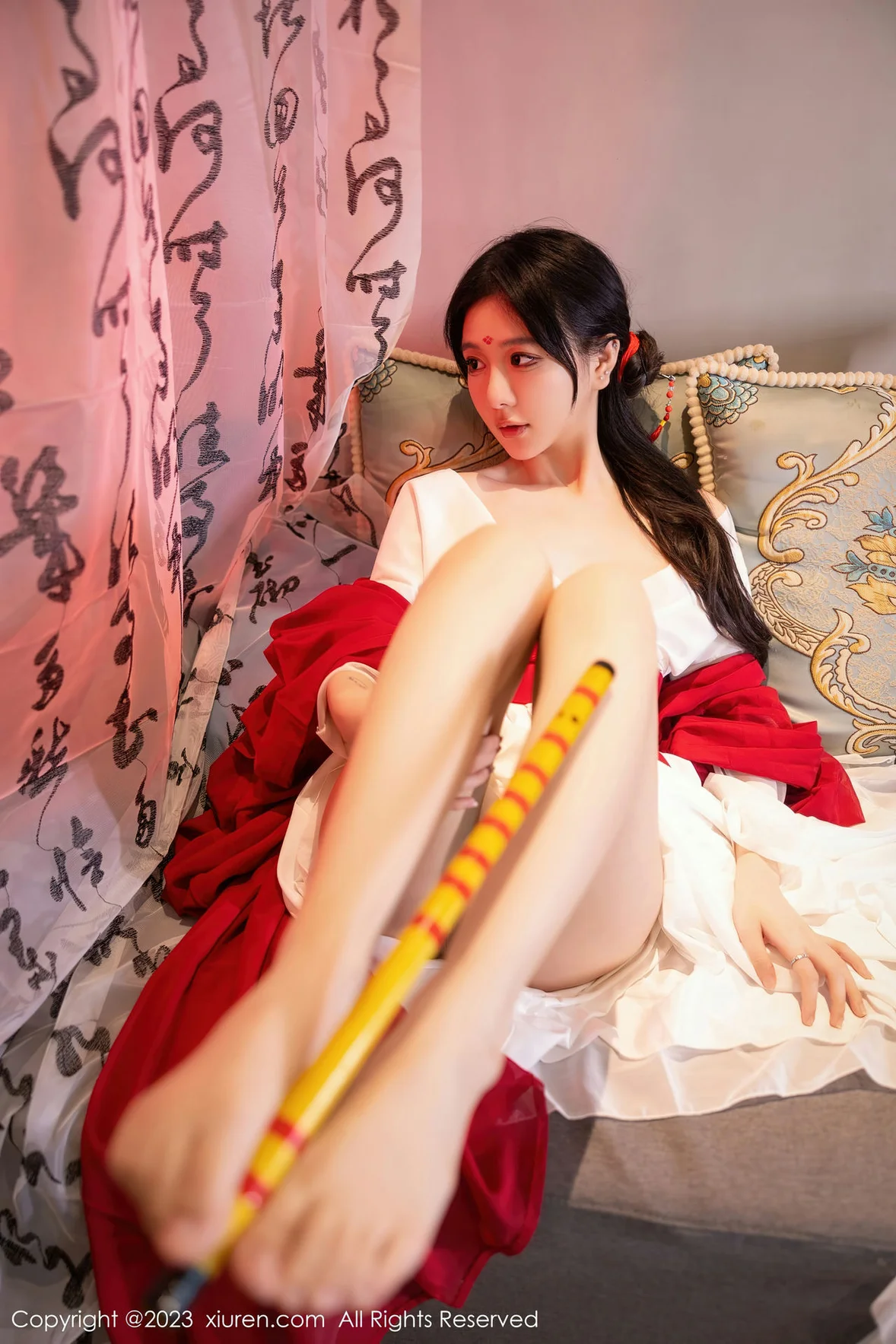  XiuRen 秀人 No.7192 幼幼 红色古装性感写真 [93P]第11张