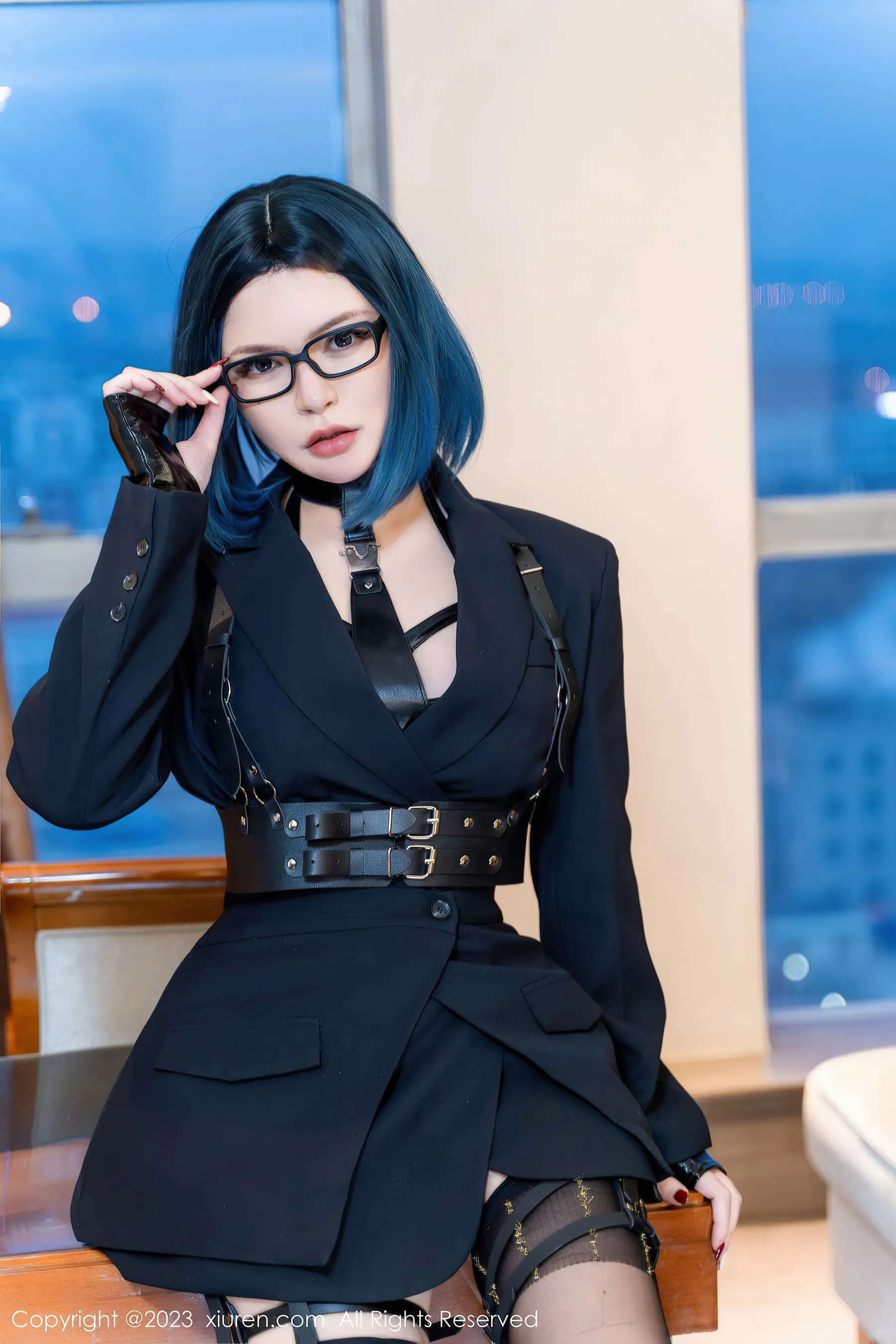  秀人网 No.6340 伊丽莎有点白 情趣服饰第12张