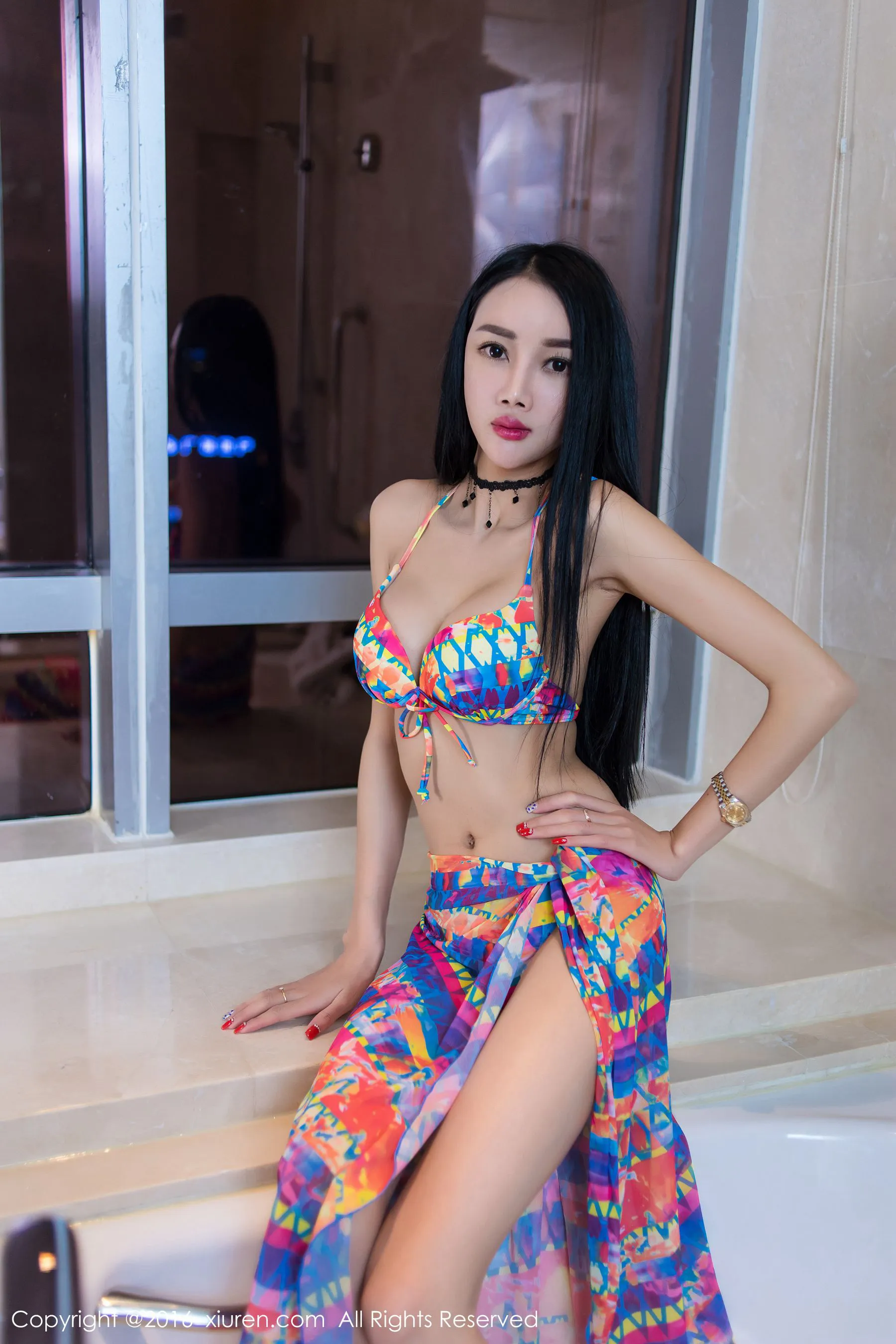  秀美佳人@婕西儿jessie《性感娇媚的美女》 秀人网 No.595第11张