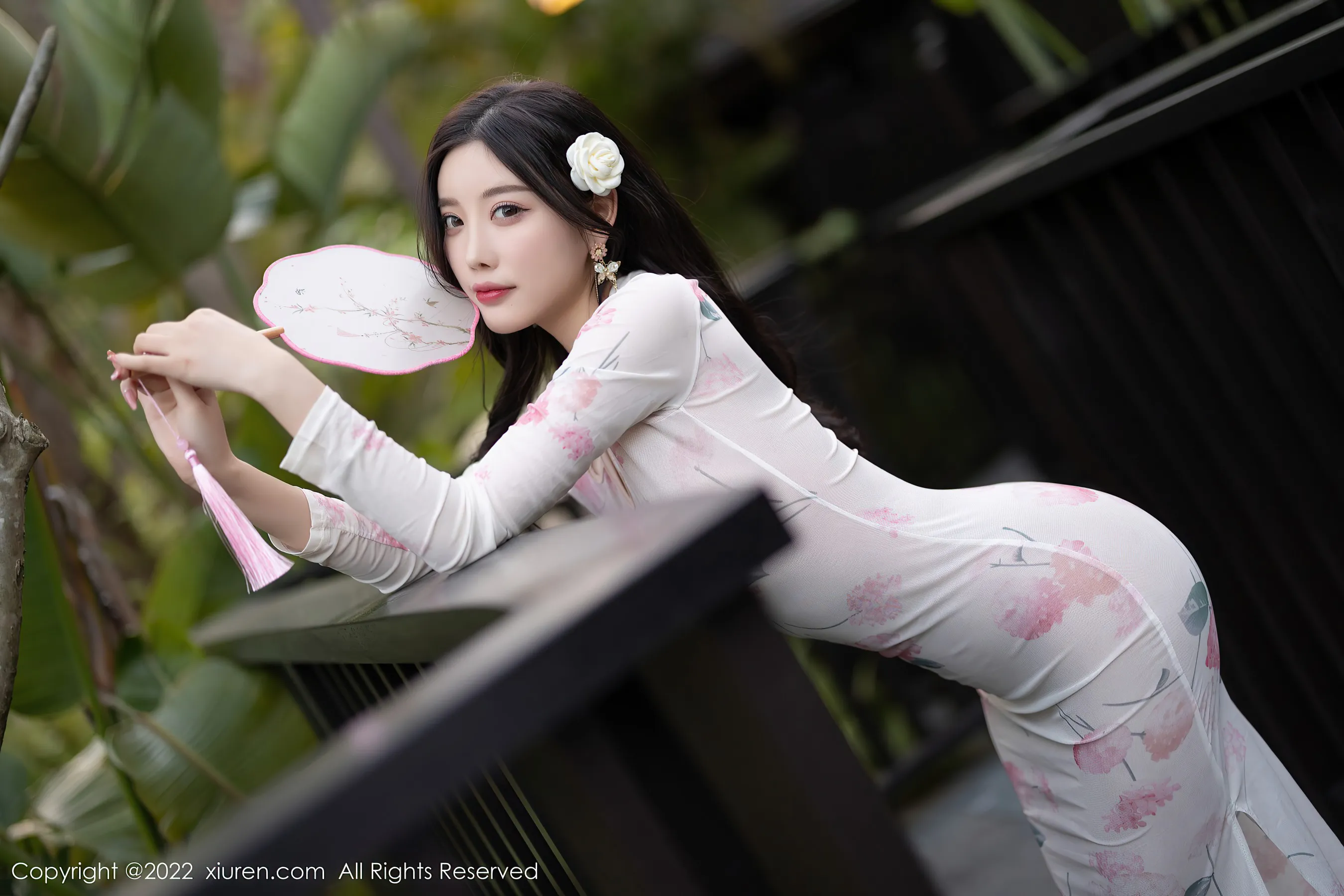  秀人网 No.4800 杨晨晨Yome 旗袍美臀第22张