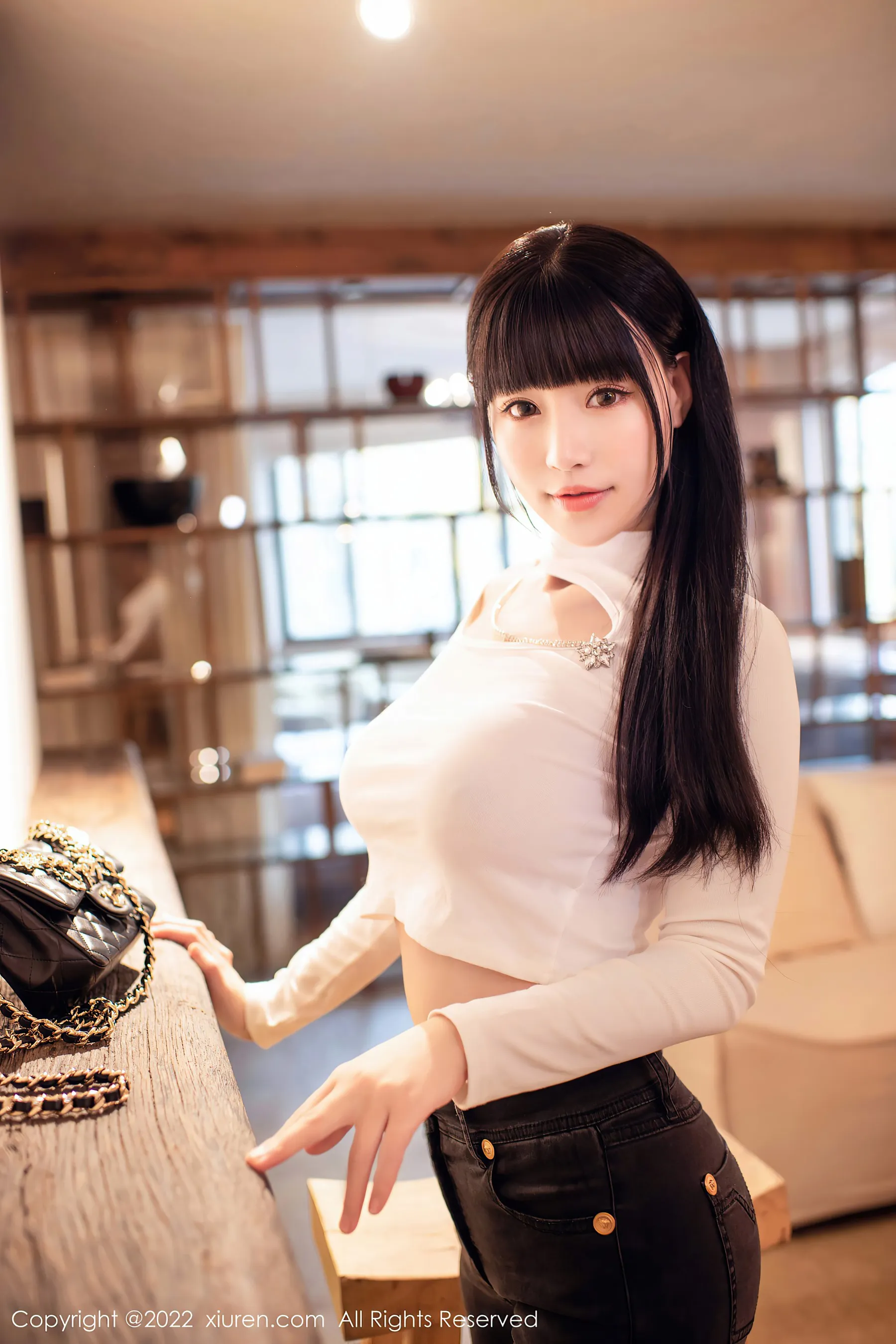  秀人网 No.4548 朱可儿Flora 性感黑丝浴室湿身第18张