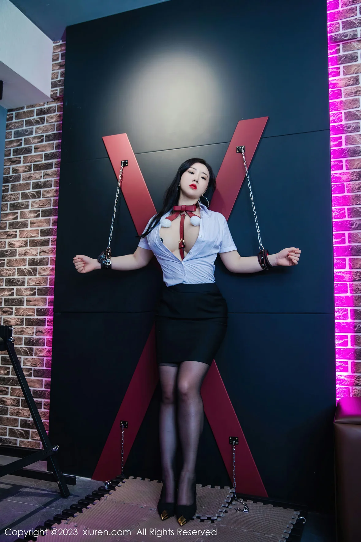  XiuRen 秀人 No.7267 王婉悠Queen 魅惑黑丝性感写真 [73P]第3张