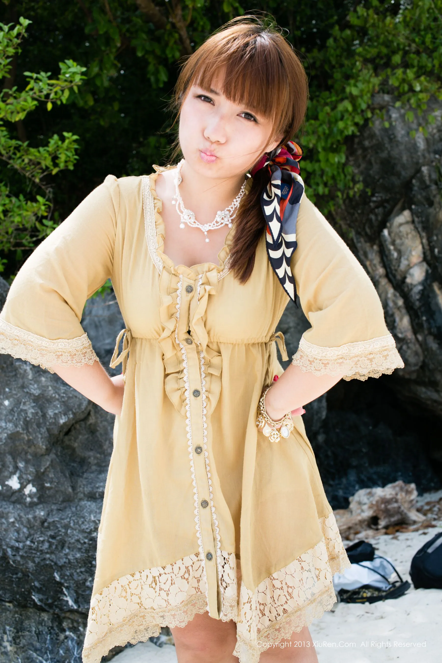  默漠无荢 小清新合集 秀人网 No.053第11张