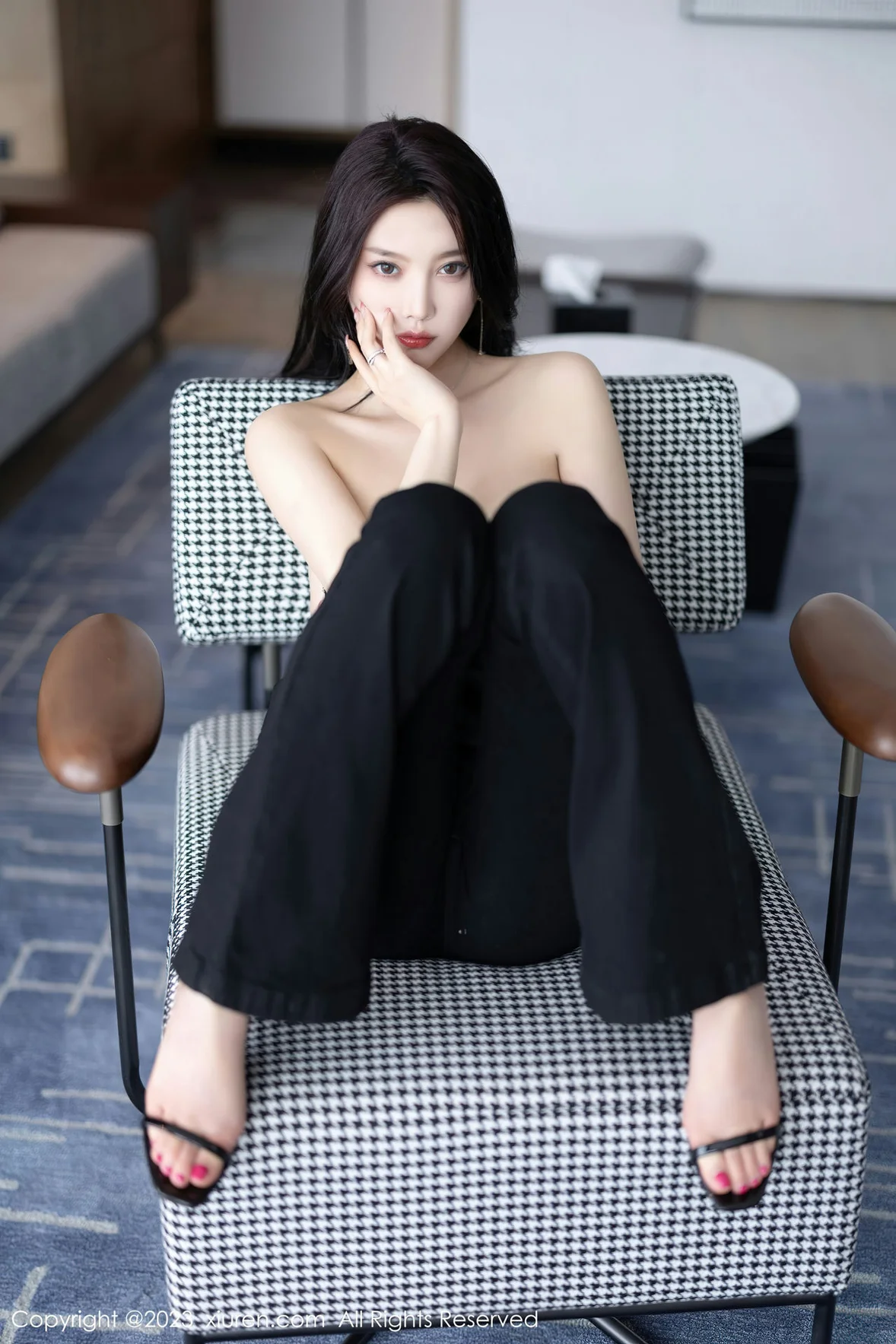  XiuRen 秀人 No.6866 杨晨晨Yome 轻透蕾丝连体衣海南岛旅拍 [91P]第12张