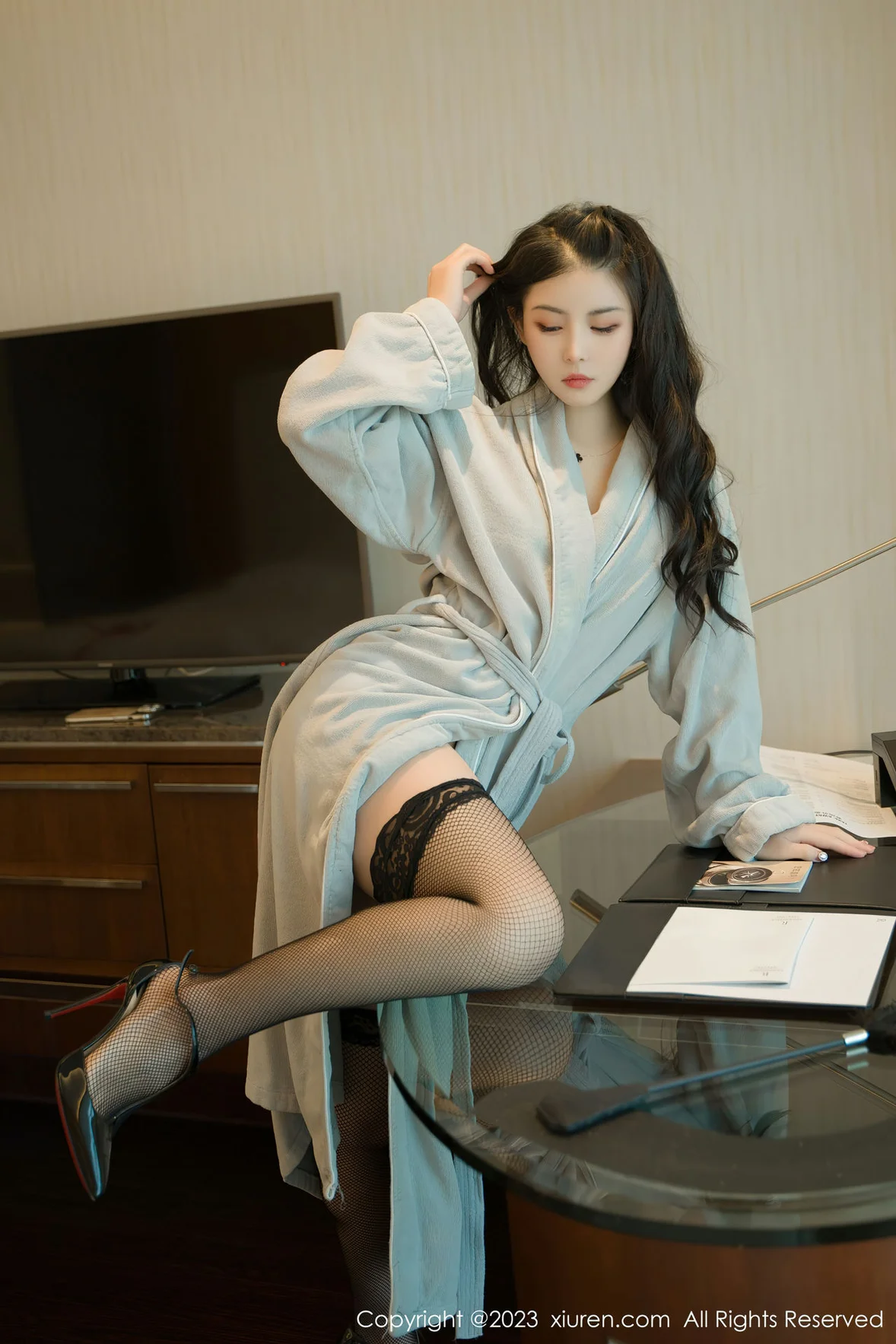  XiuRen 秀人 No.7107 柒喜小baby 蕾丝情趣性感写真 [57P]第4张