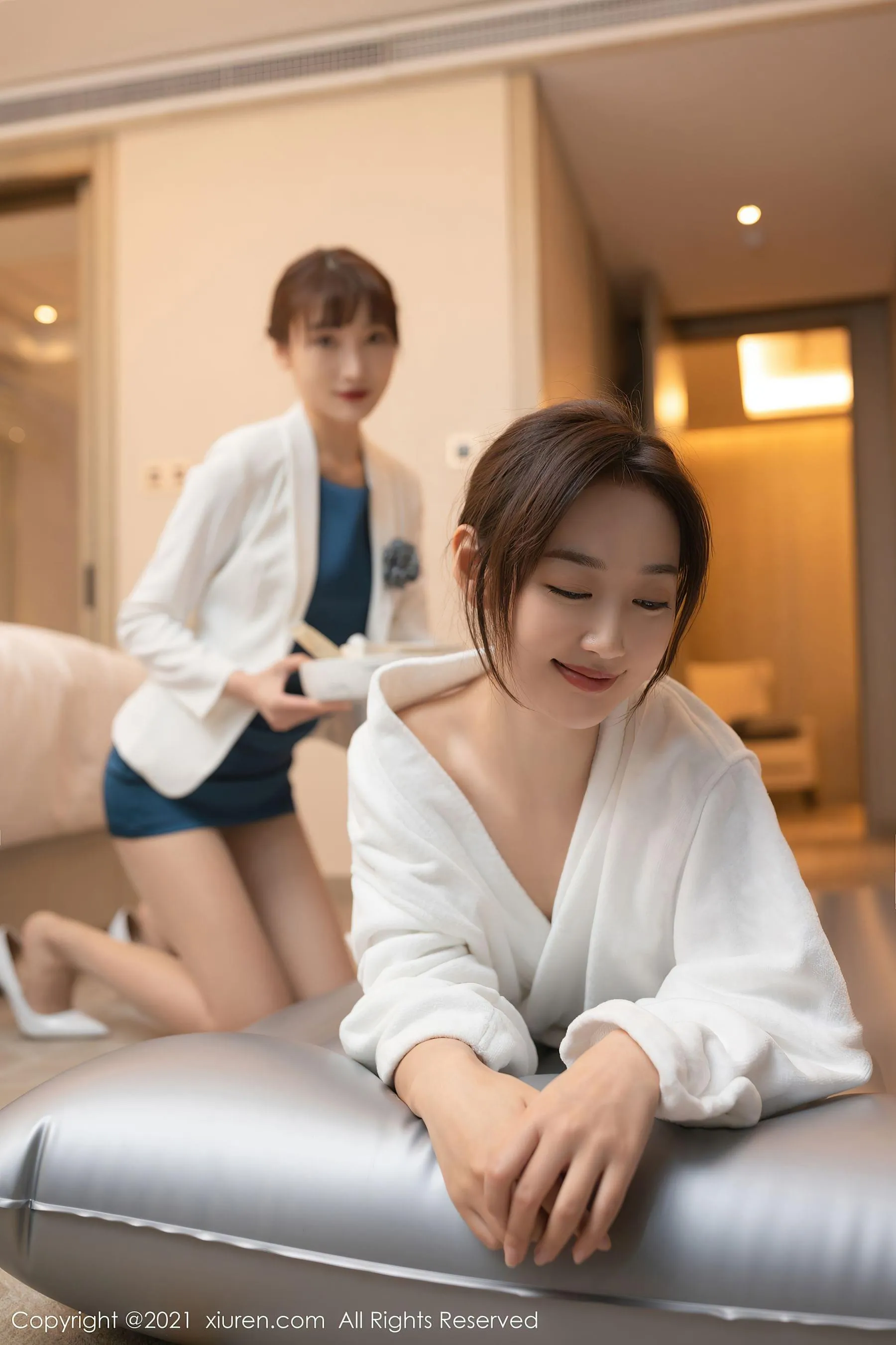 秀人 No.3527 @唐安琪&@陆萱萱第15张