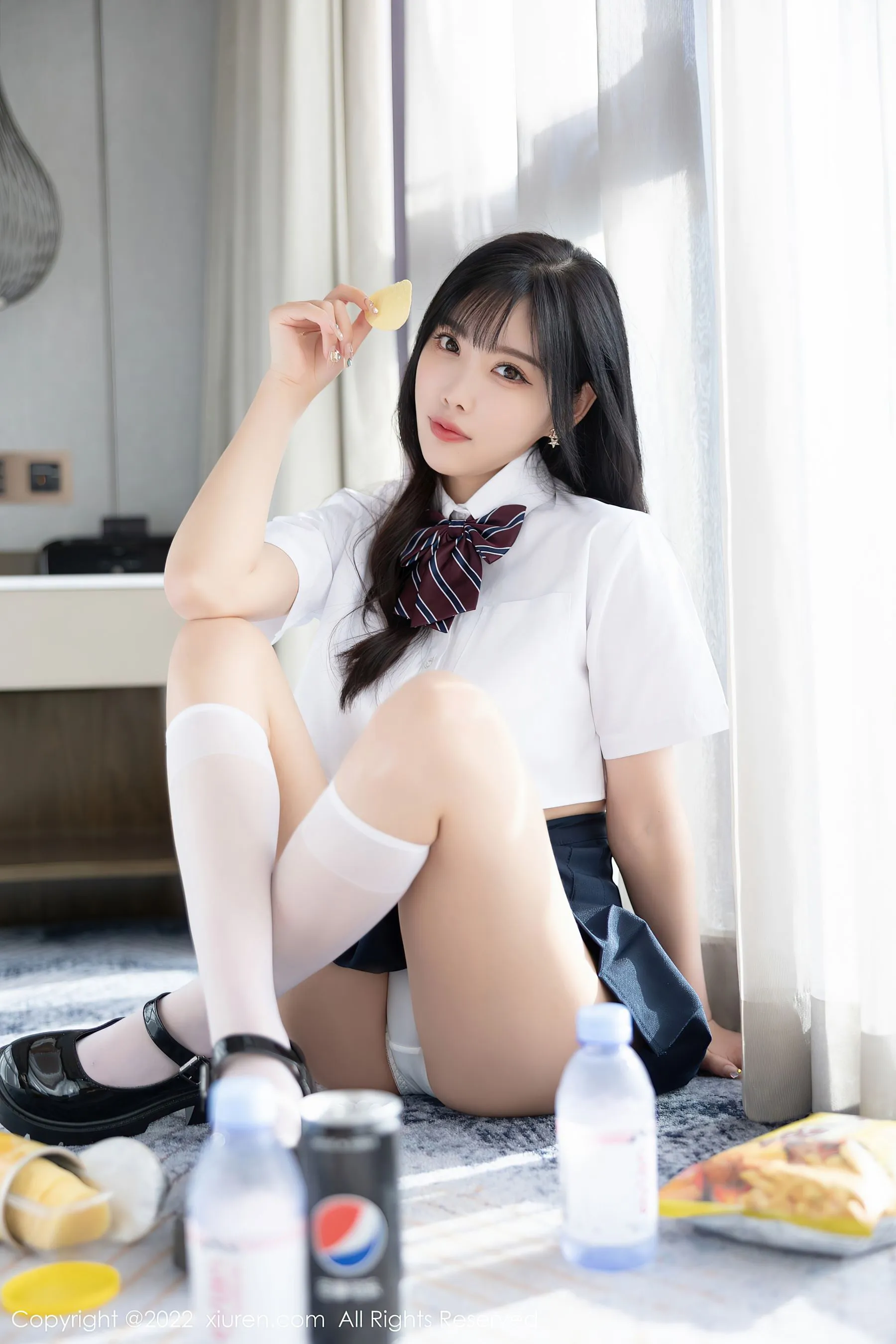  秀人网 No.5338 杨晨晨 校园制服诱惑第21张