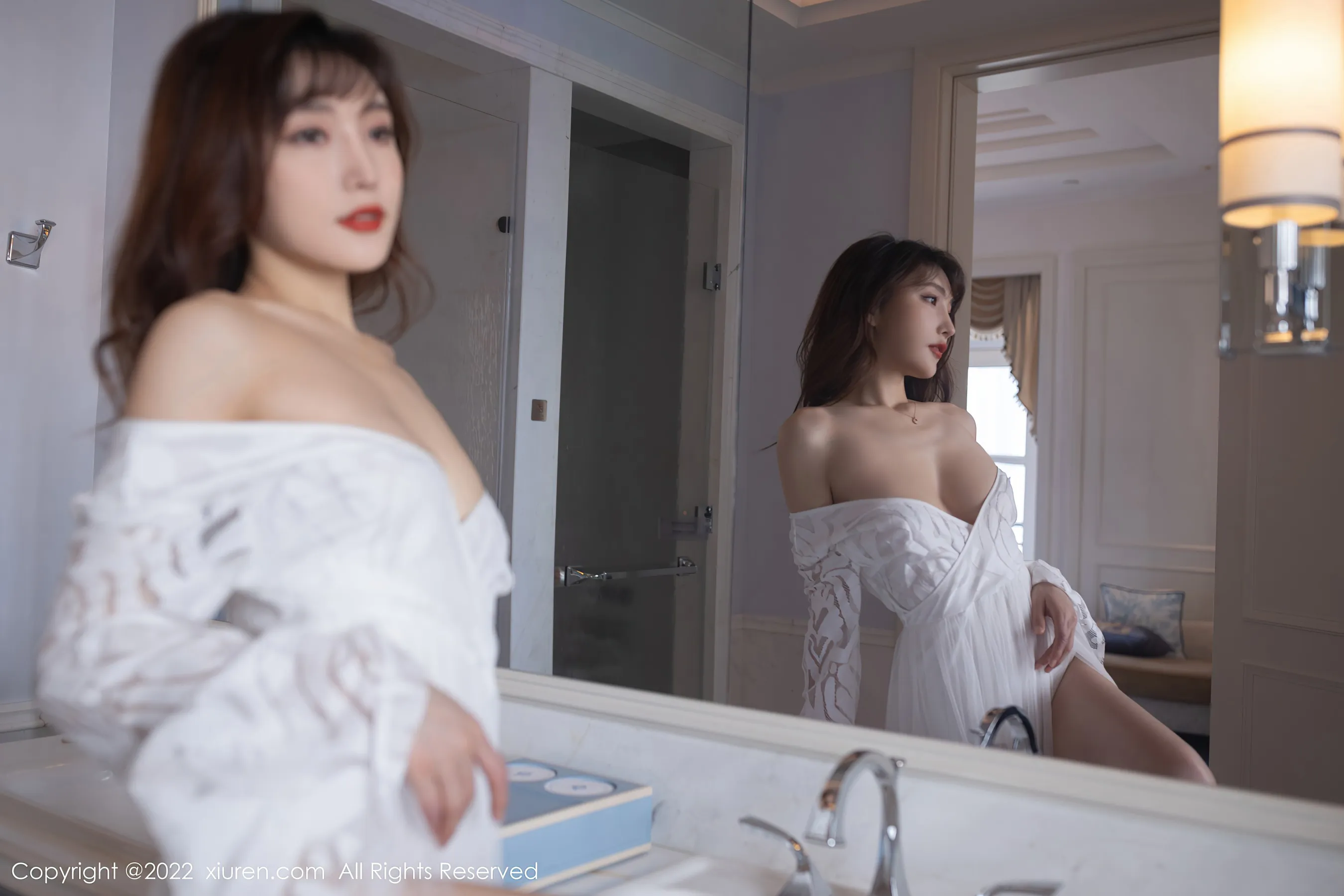  秀人网 No.4735 陆萱萱 深圳旅拍酒店写真第8张