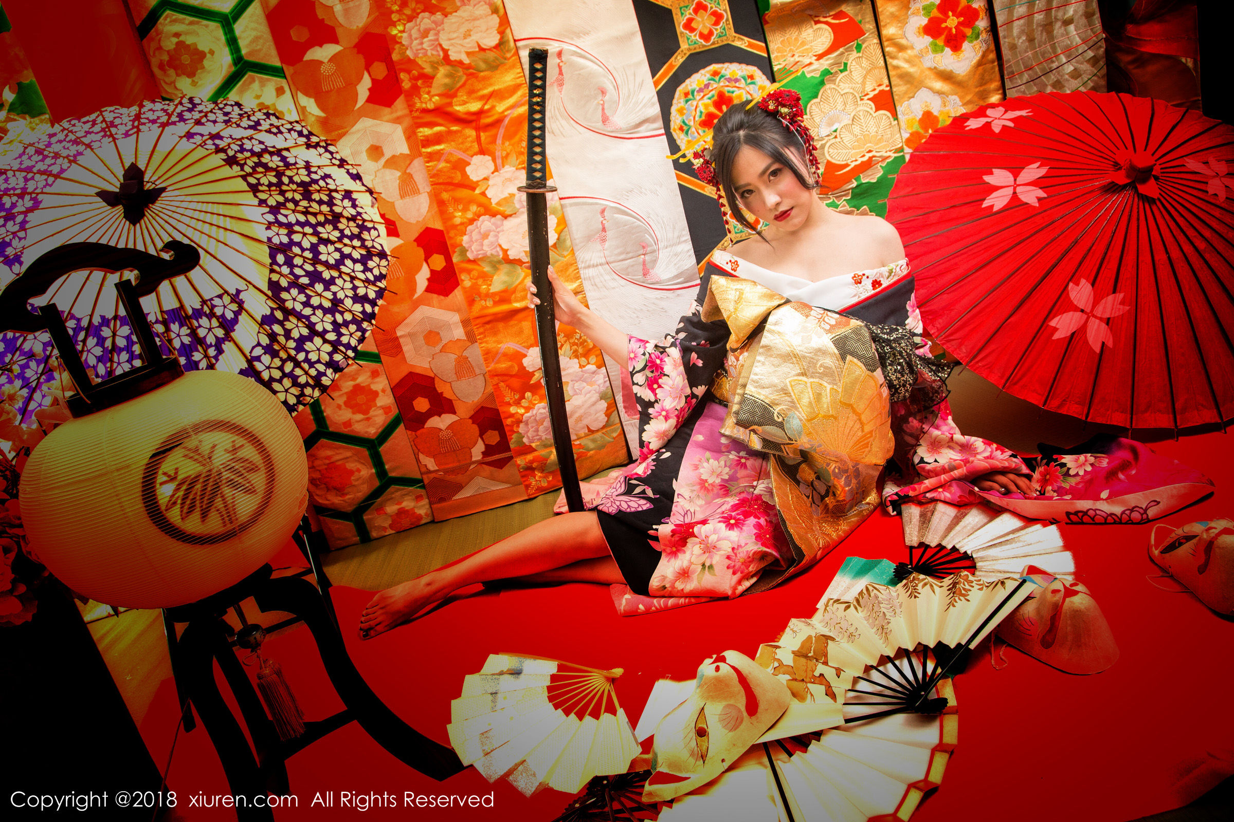 许诺Sabrina《花魁》 秀人 No.930第4张