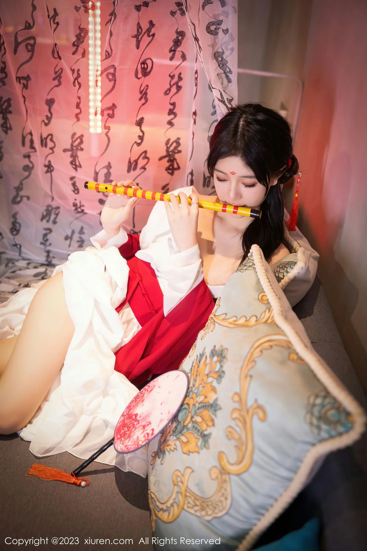  XiuRen 秀人 No.7192 幼幼 红色古装性感写真 [93P]第6张