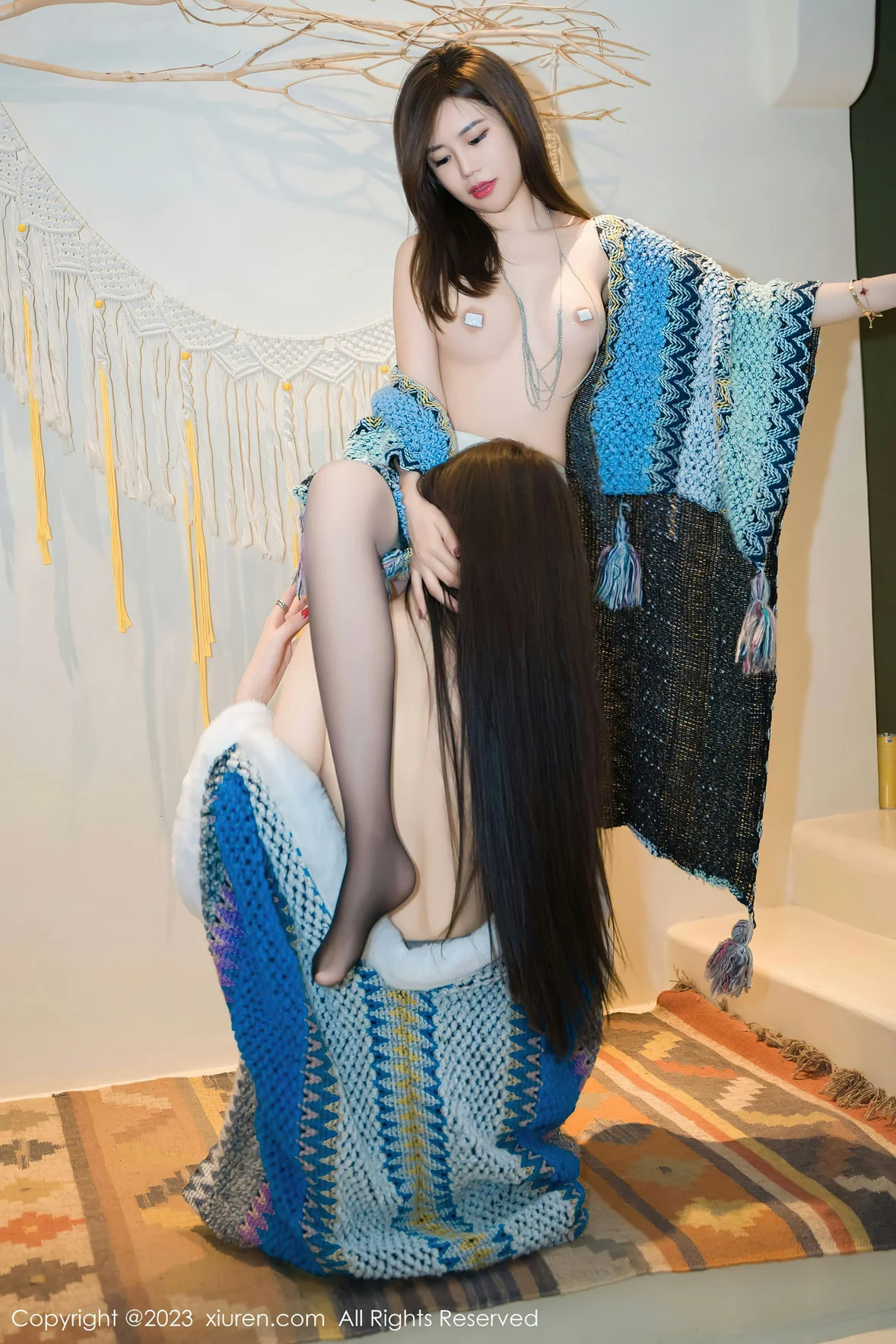  秀人网 No.7393 绮里嘉ula和Carol周妍希 模特合集写真 [71P]第19张