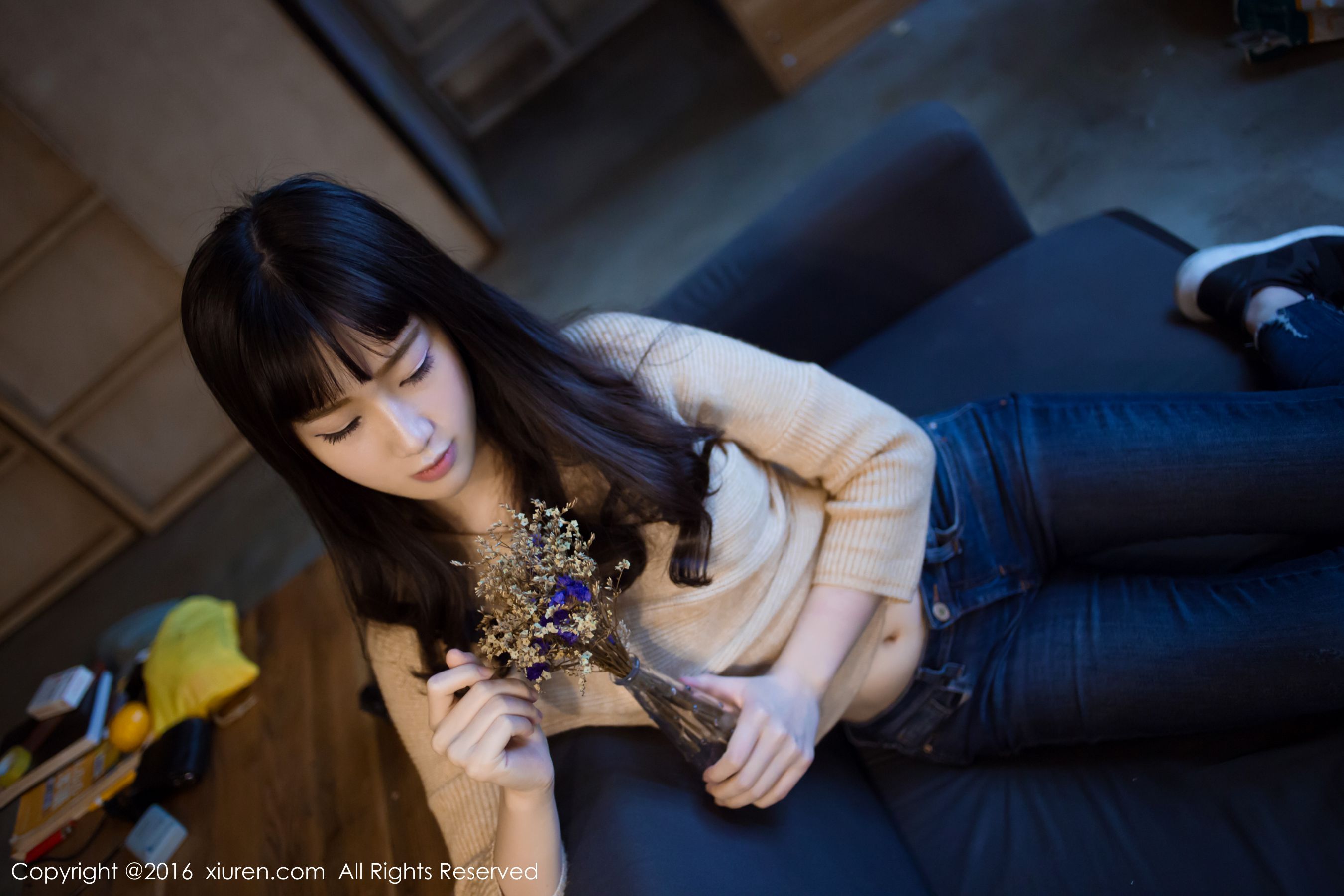  少女心雪雪《少女芳香的梦魂萦绕》 秀人网 No.640第1张