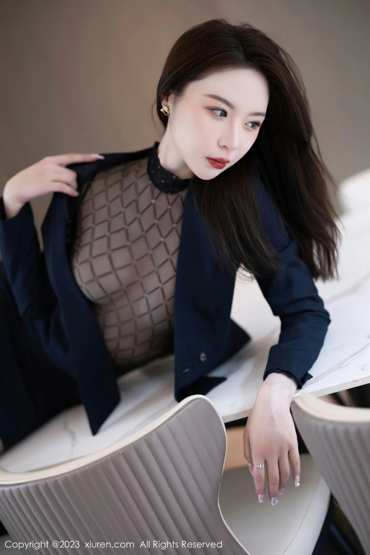  XiuRen 秀人 No.6914 梦心玥 薄纱高开叉性感写真 [90P]第9张