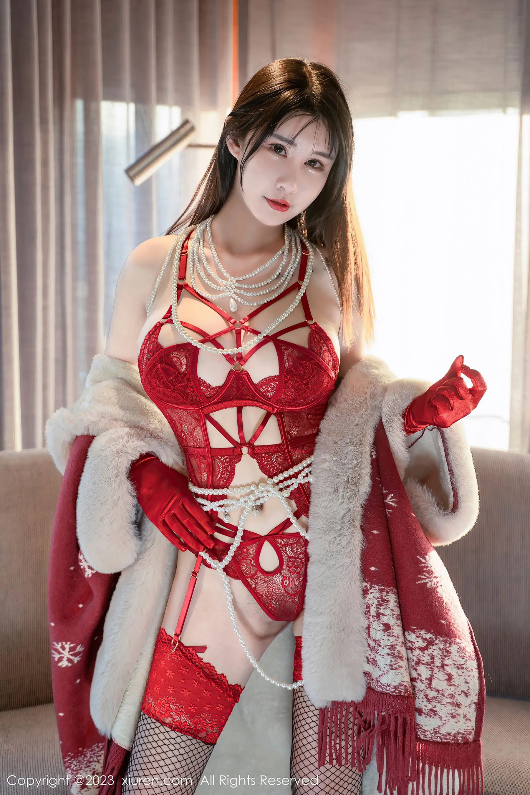 秀人网 No.6188 夏沫沫tifa 阳朔旅拍第4张