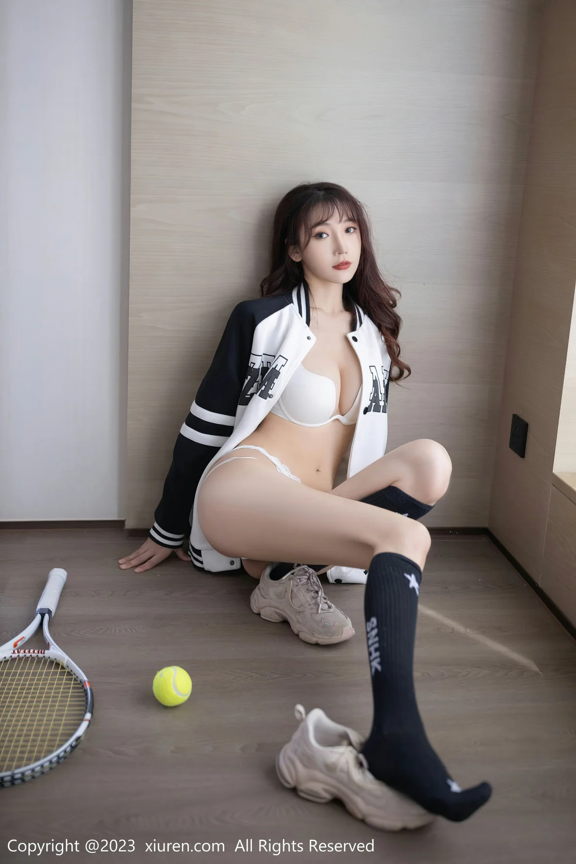  XiuRen 秀人 No.6884 陆萱萱 网球主题拍摄性感写真 [82P]第5张