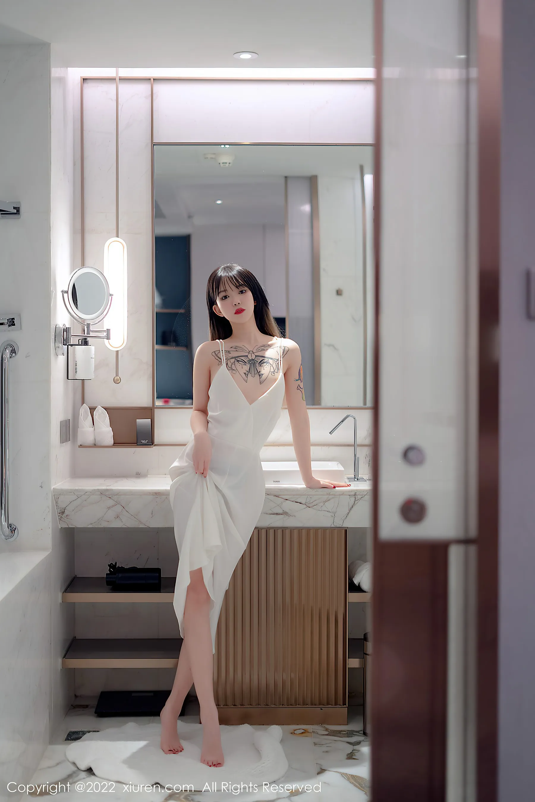  秀人网 No.4611 奶瓶. 淑女美腿长裙薄纱第17张