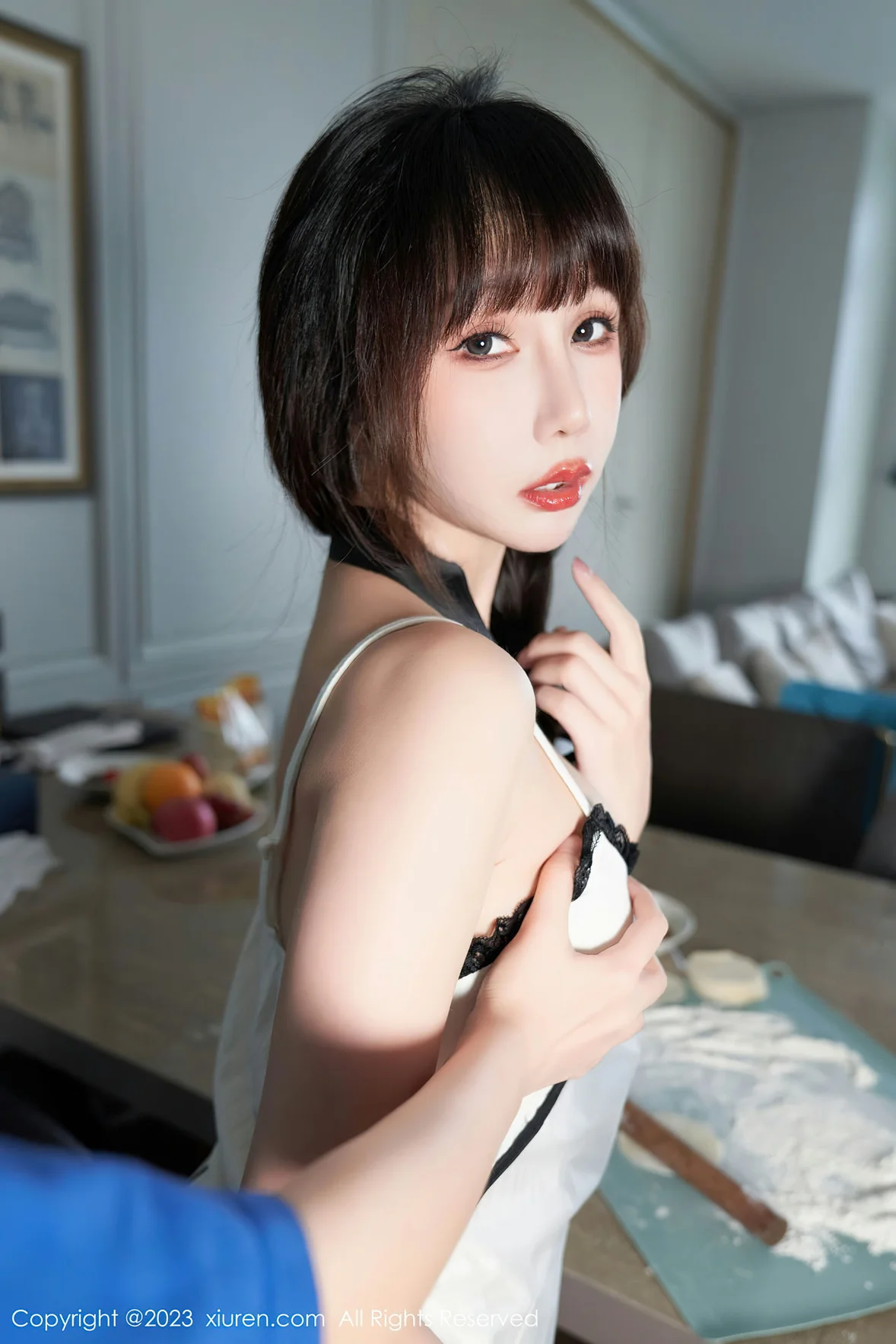  XiuRen 秀人 No.6975 波巧酱 主题《女友的早餐》性感写真 [107P]第22张