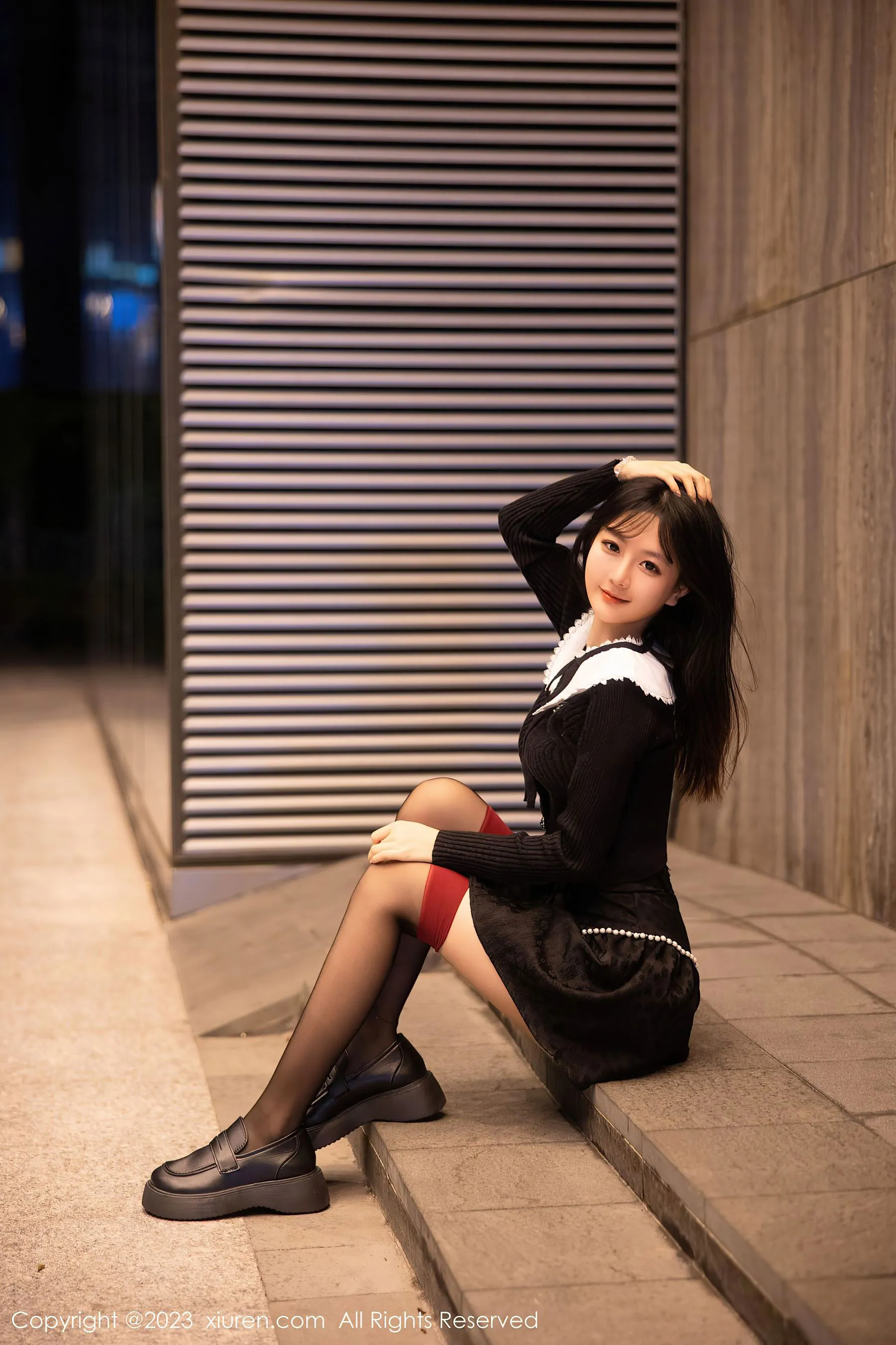  秀人网 No.6724 幼幼 黑丝美腿第24张