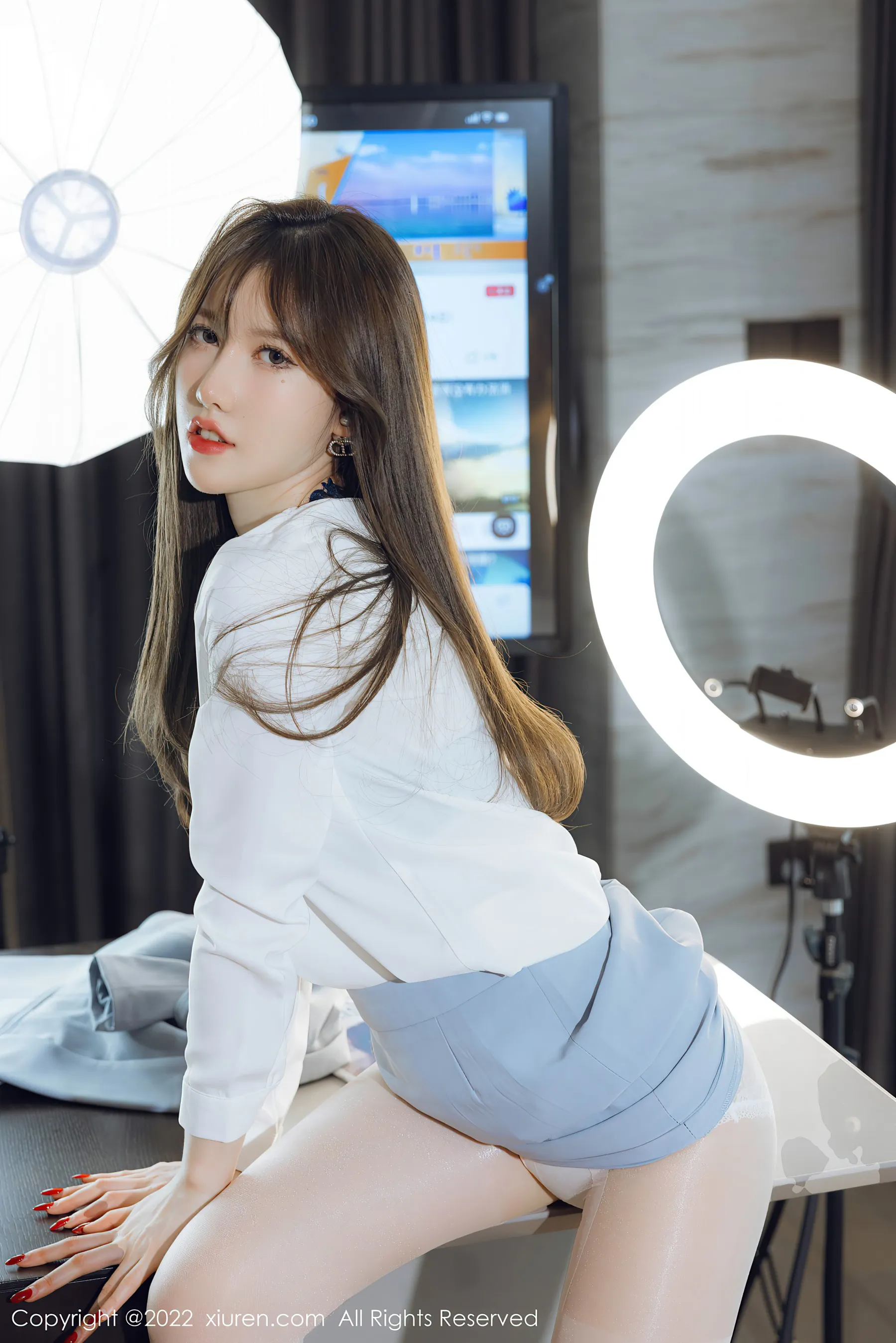  秀人网 No.4658 美桃酱 丝袜美臀第16张