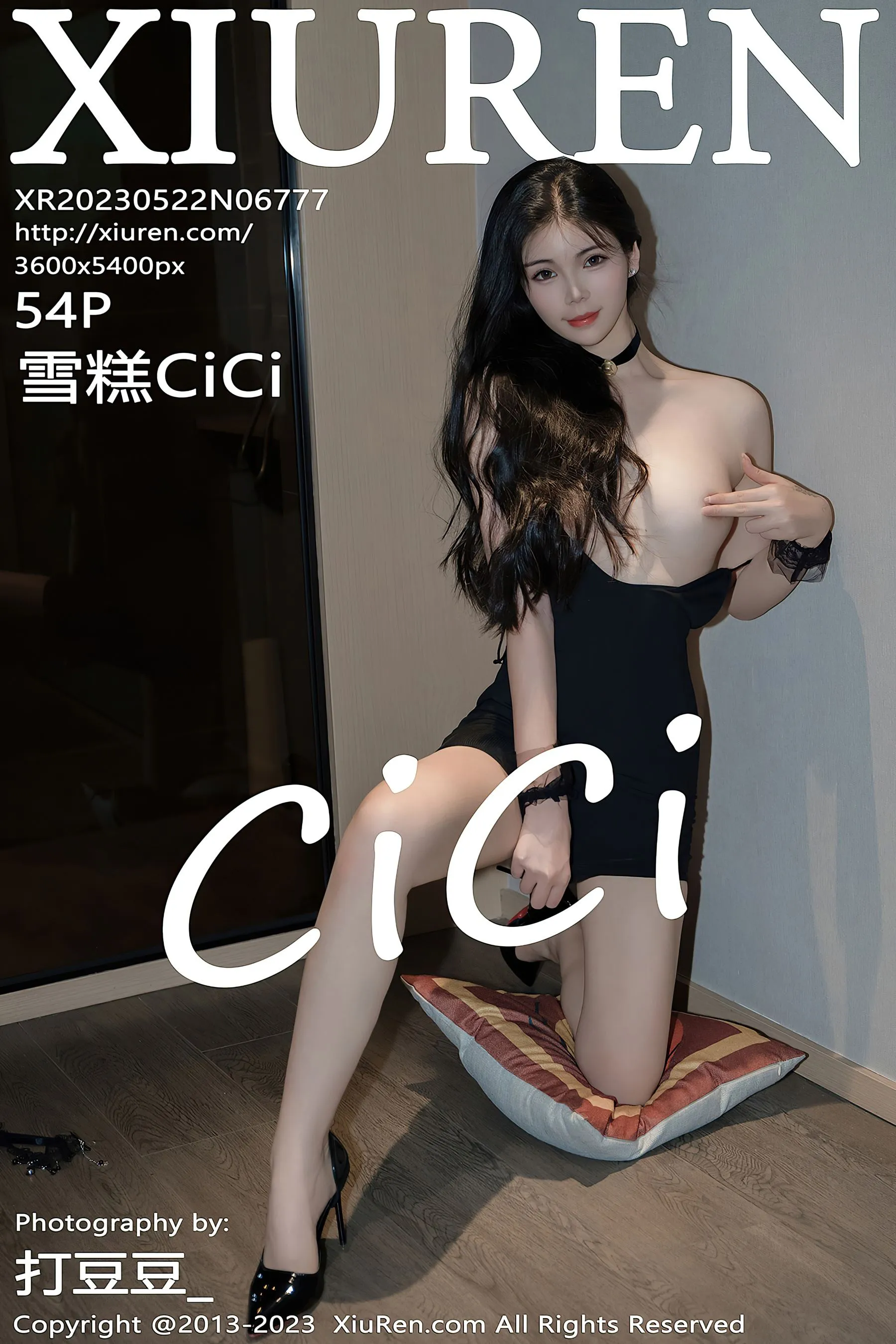  秀人网 No.6777 雪糕CiCi 吊带裙美腿第19张