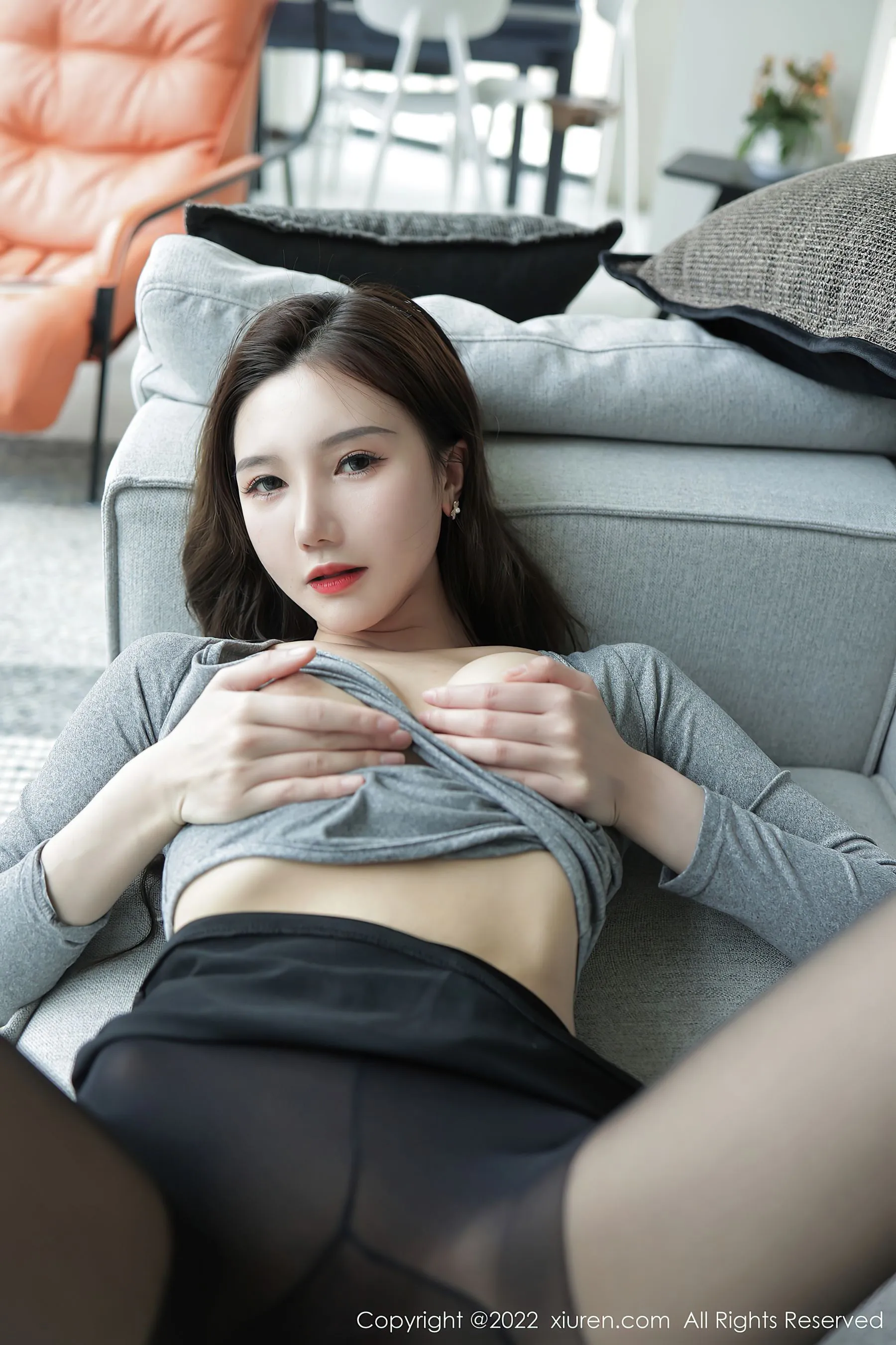  秀人网 No.5082 古月小同学 美腿黑丝第11张