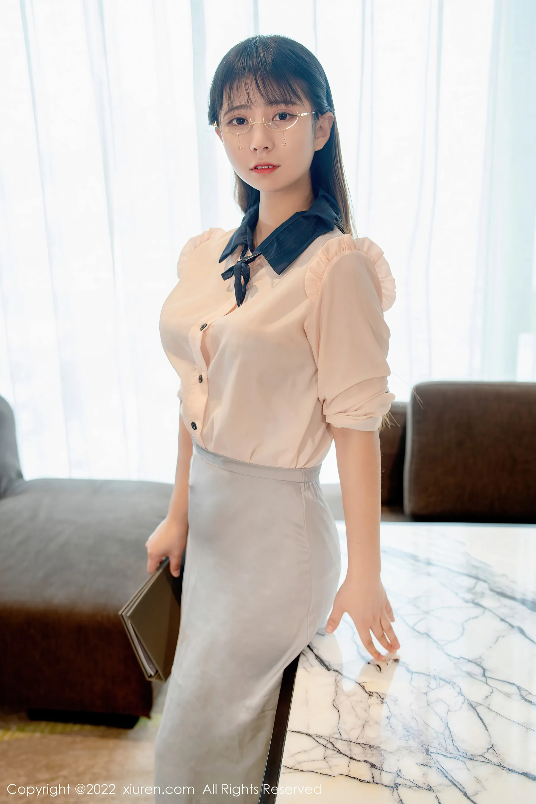  秀人网 No.4808 久久Aimee 可爱美乳妹子写真第19张