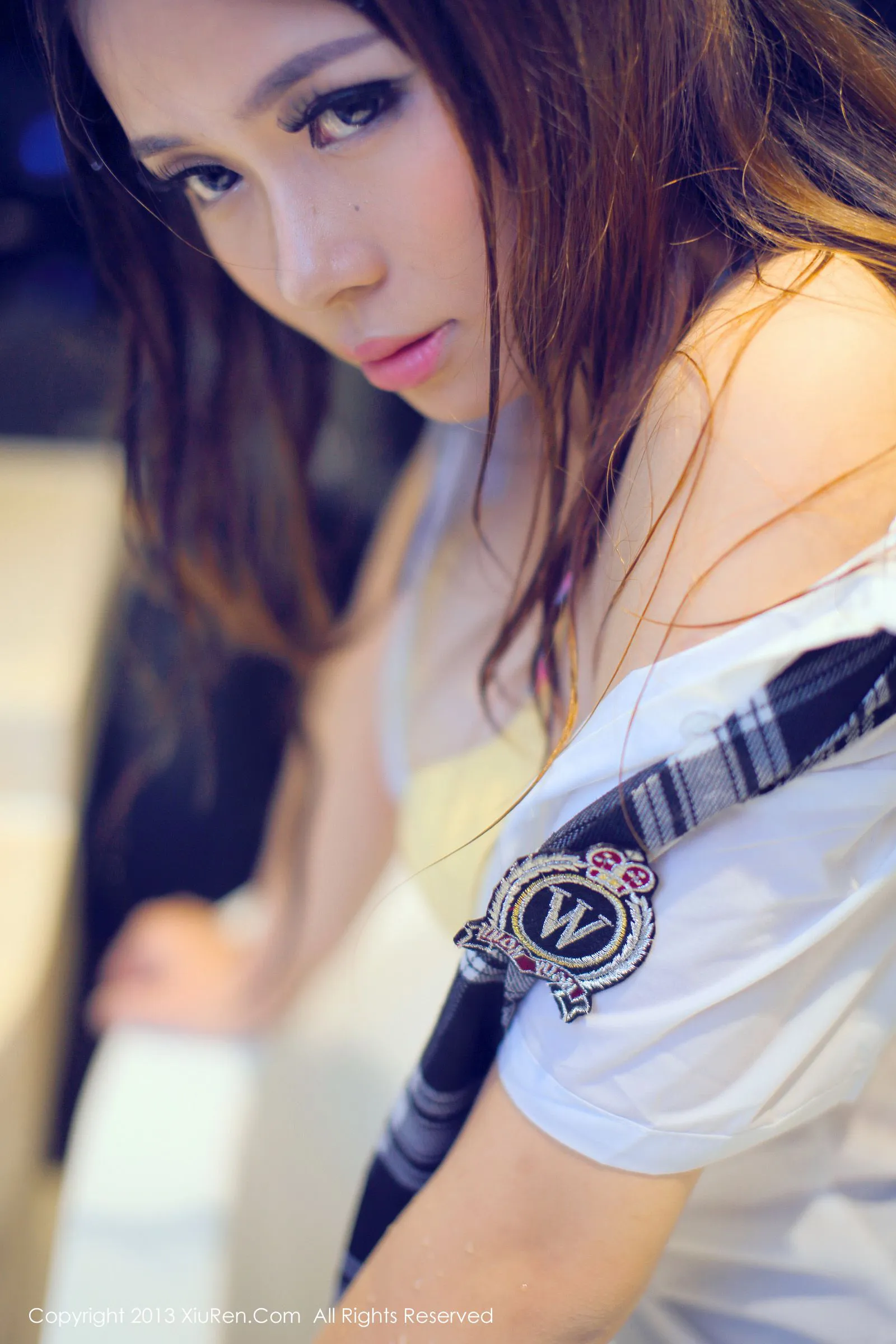  Foxlag(奈奈Fox)《学生制服系列》 秀人网 No.004第11张