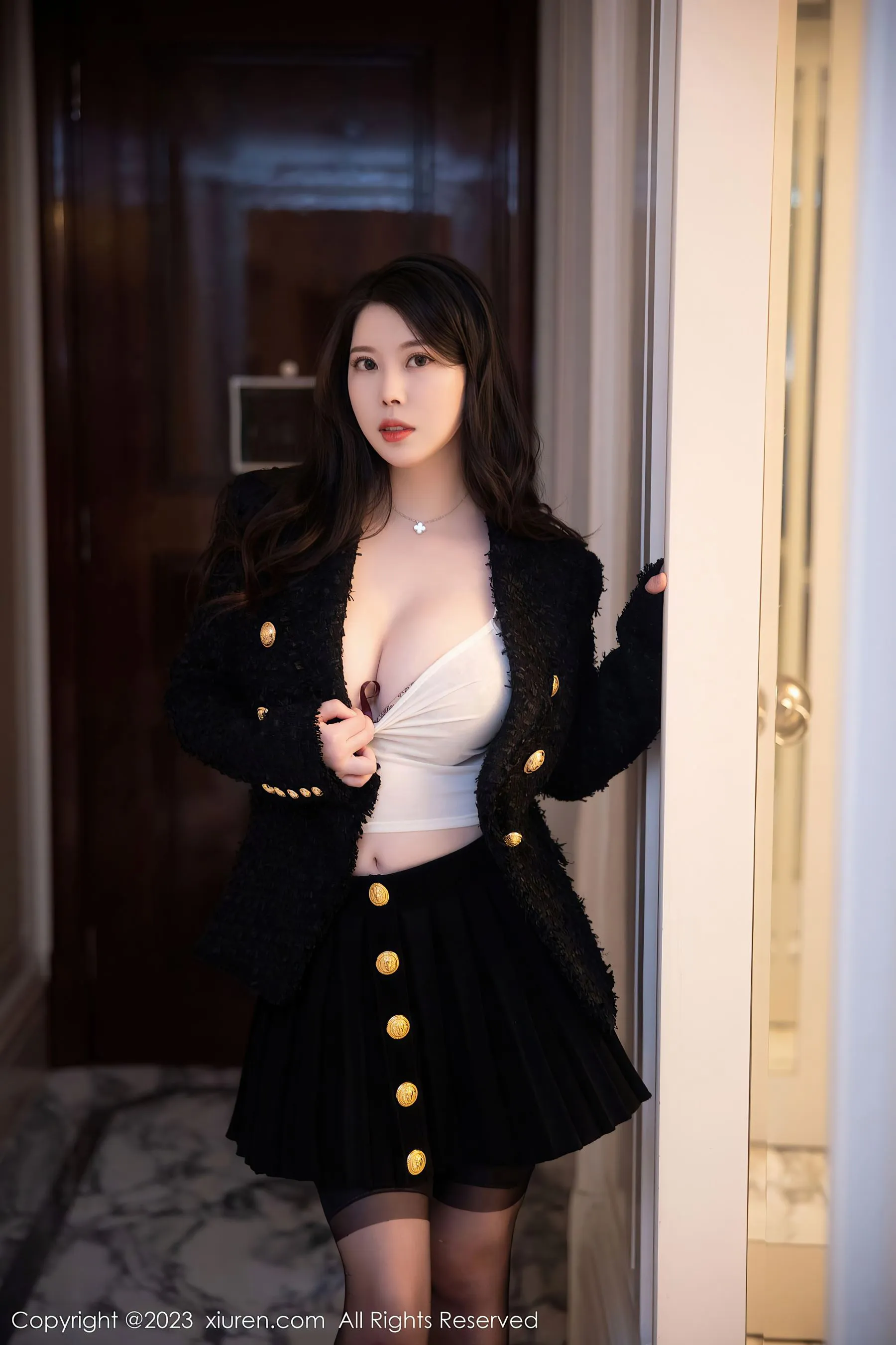  秀人网 No.6147 白茹雪 黑丝美臀第22张