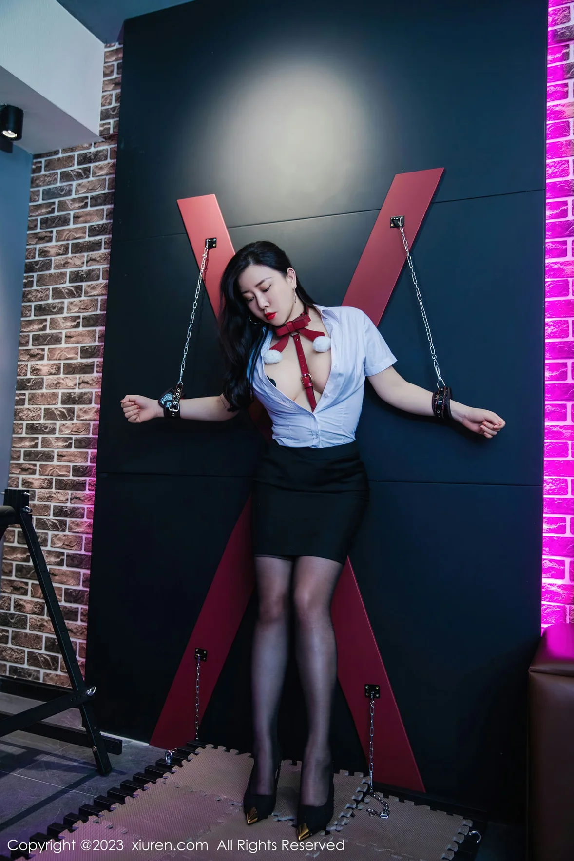  XiuRen 秀人 No.7267 王婉悠Queen 魅惑黑丝性感写真 [73P]第3张