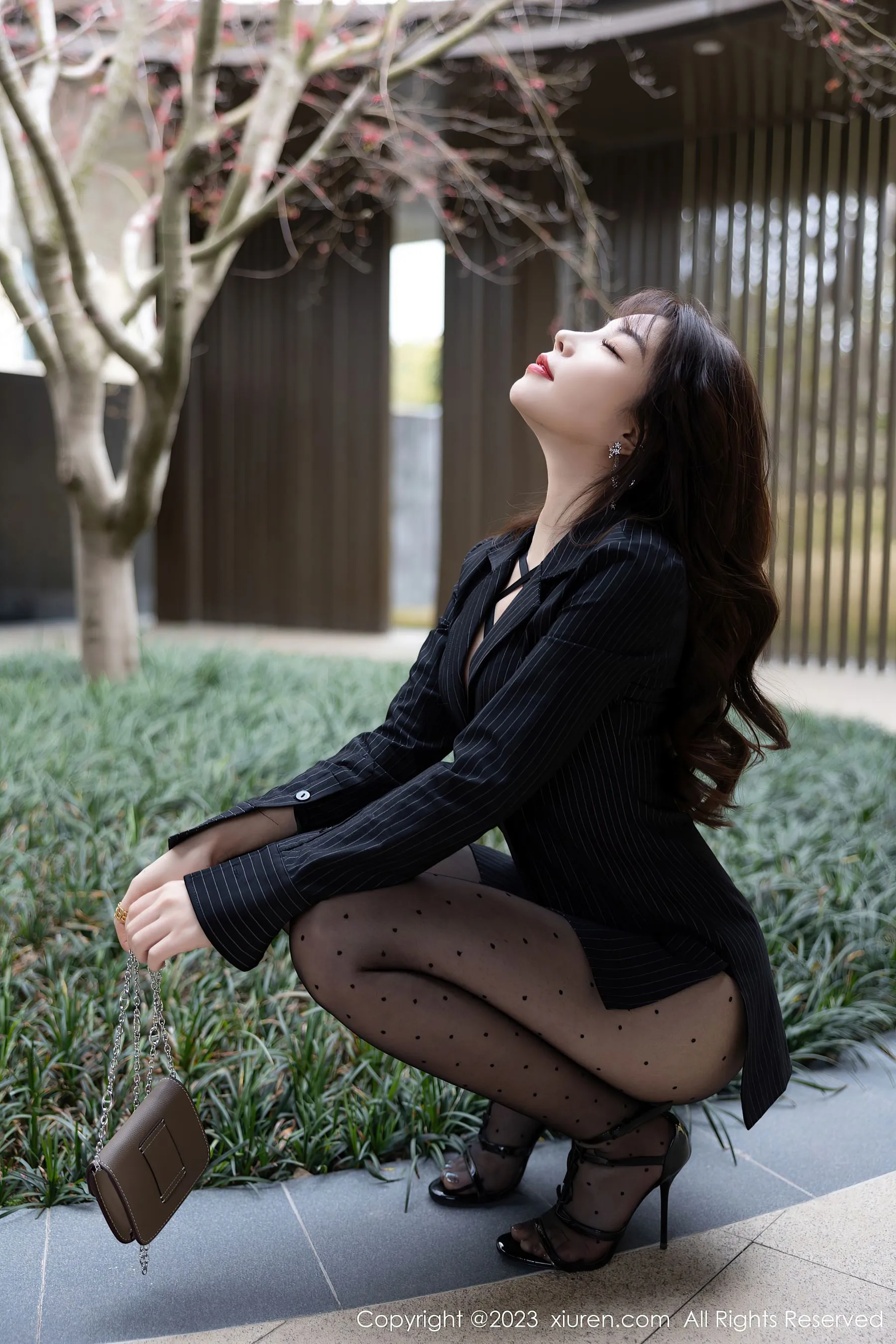 秀人网 No.6191 徐莉芝Booty 黑丝美腿第22张