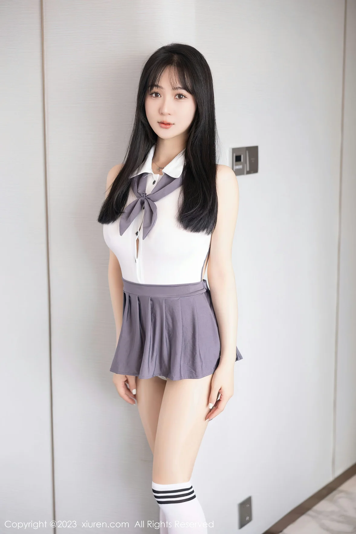  XiuRen 秀人 No.6818 柚琪Rich 轻透高开叉性感写真 [99P]第1张