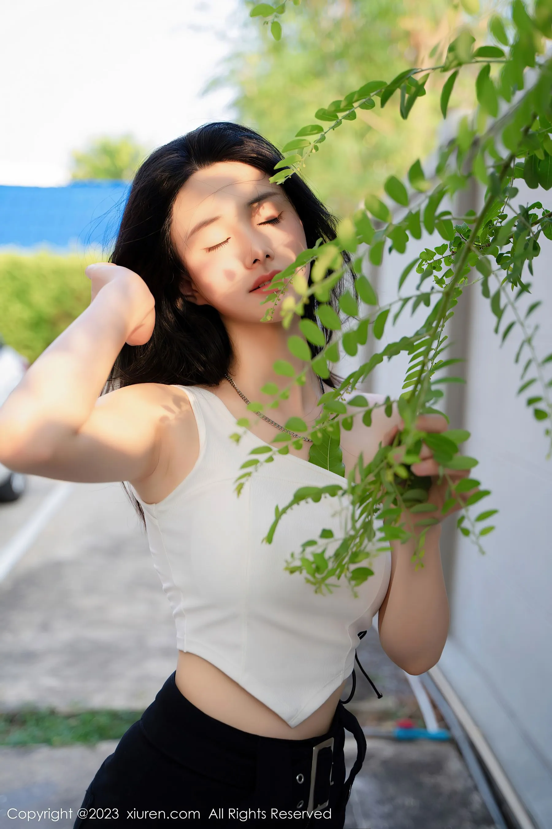  秀人网 No.6798 艾希儿 清爽美腿第19张