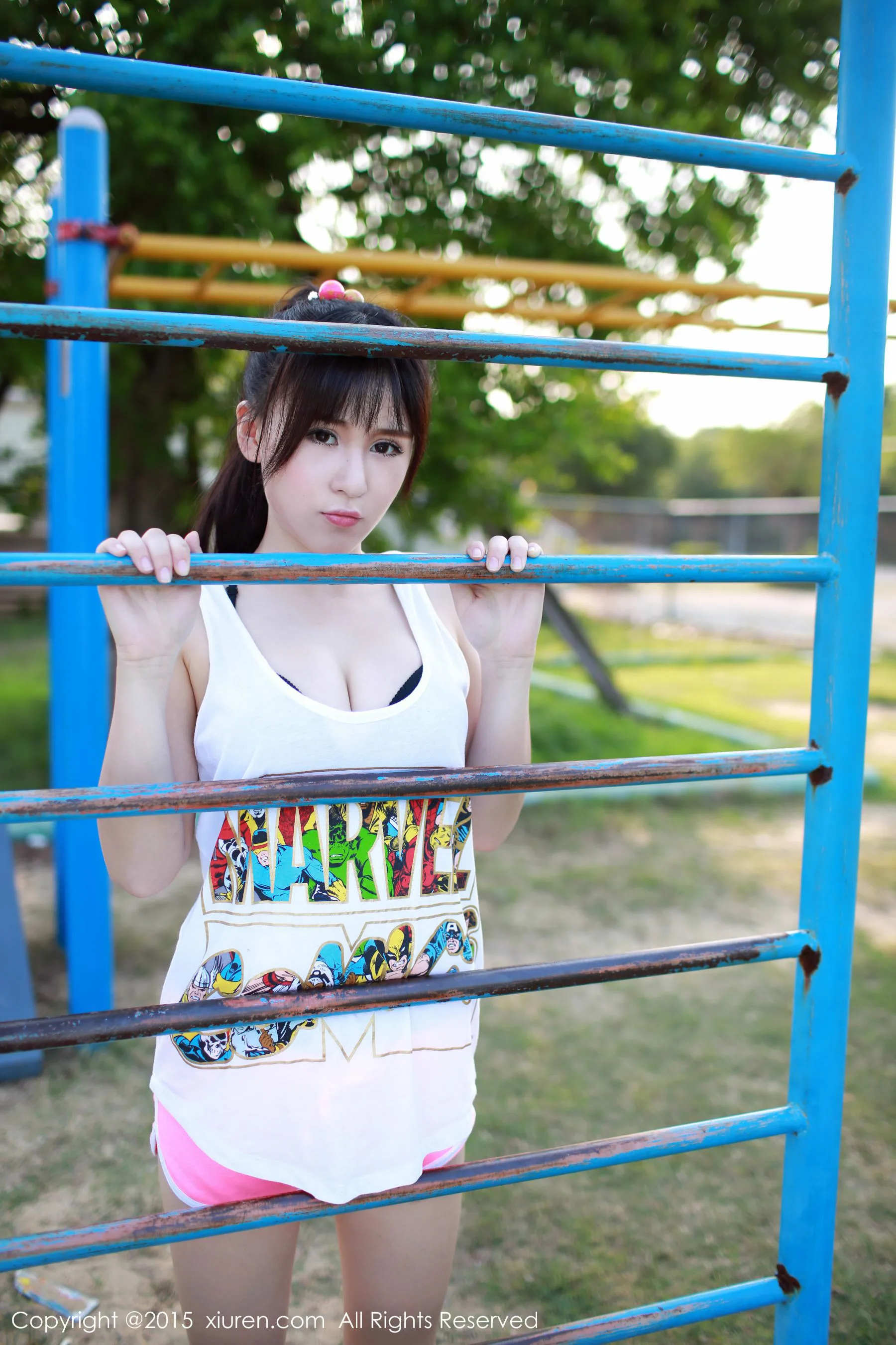 唐雨辰TYC《广州大学城野外》 秀人网 No.387第20张