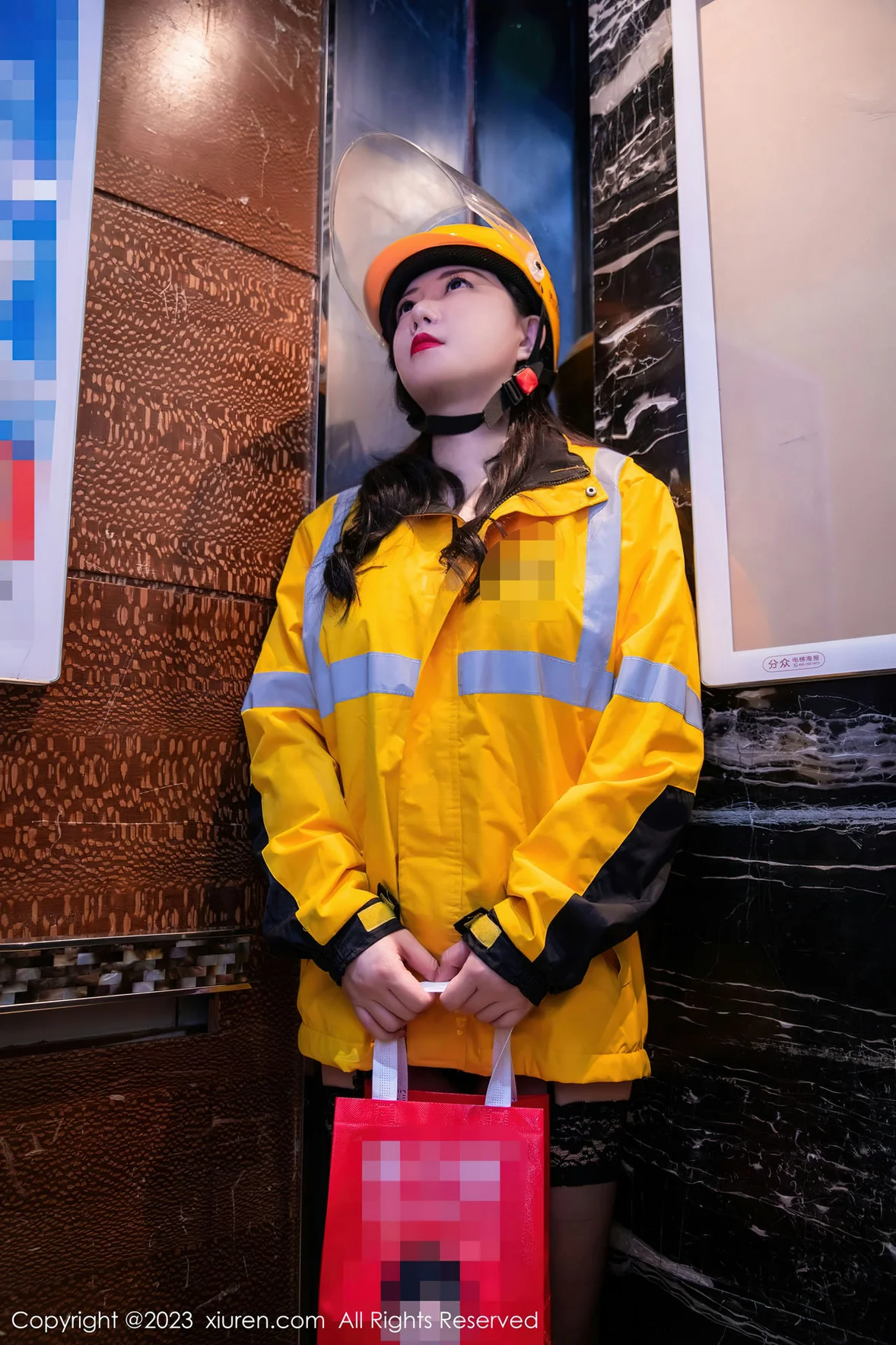  XiuRen 秀人 No.7093 王婉悠Queen 外卖员装扮性感写真 [92P]第4张