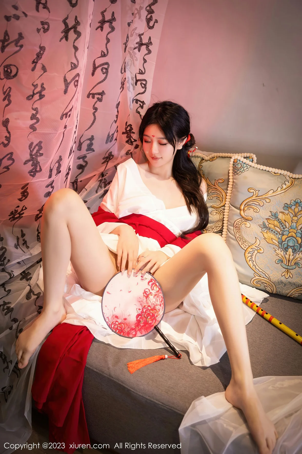  XiuRen 秀人 No.7192 幼幼 红色古装性感写真 [93P]第6张