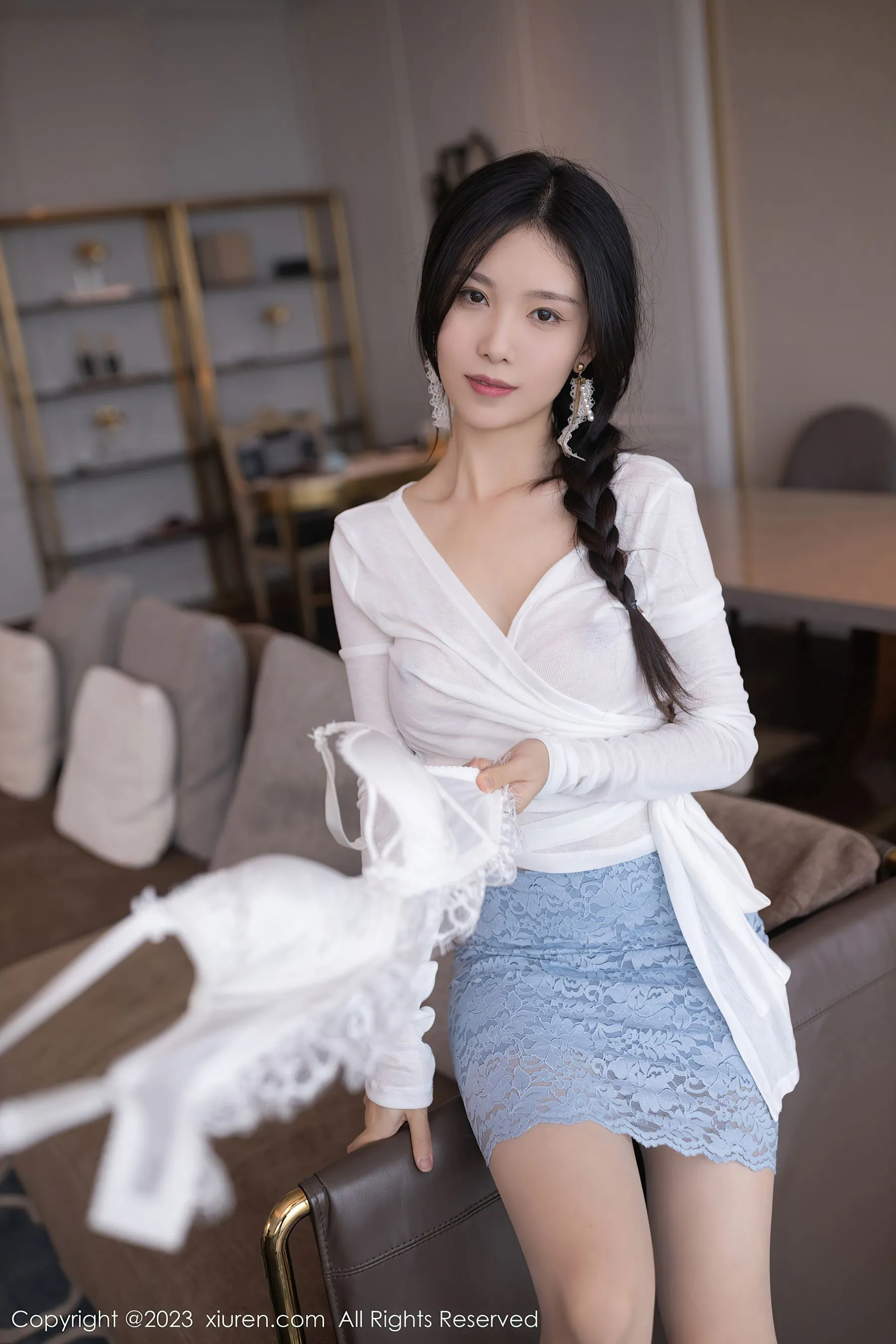  秀人网 No.6754 利世 短裙美腿第10张