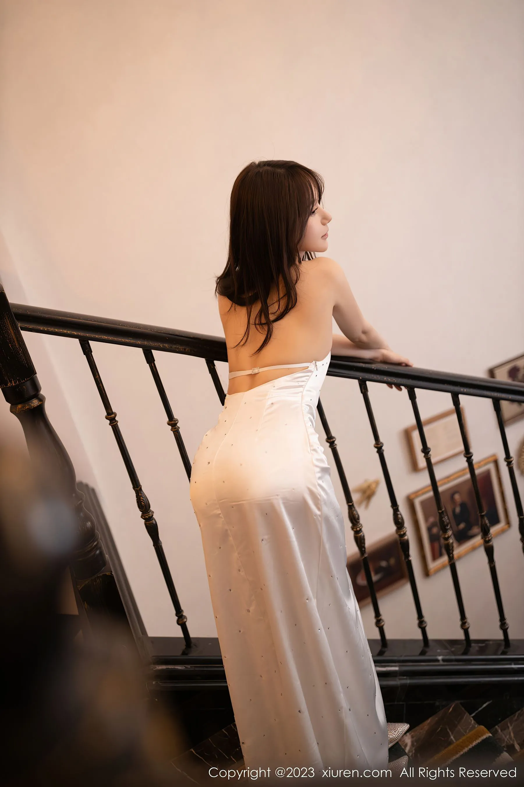  秀人网 No.6732 鱼子酱Fish 长裙美臀第21张