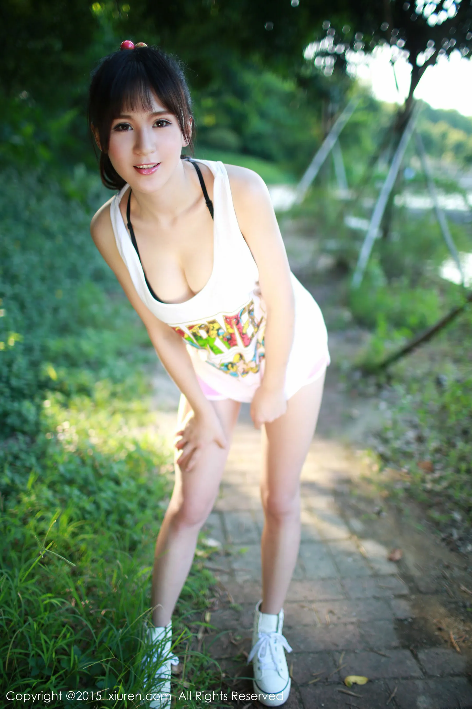  唐雨辰TYC《广州大学城野外》 秀人网 No.387第18张