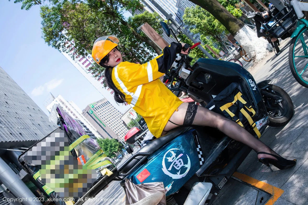  XiuRen 秀人 No.7093 王婉悠Queen 外卖员装扮性感写真 [92P]第2张