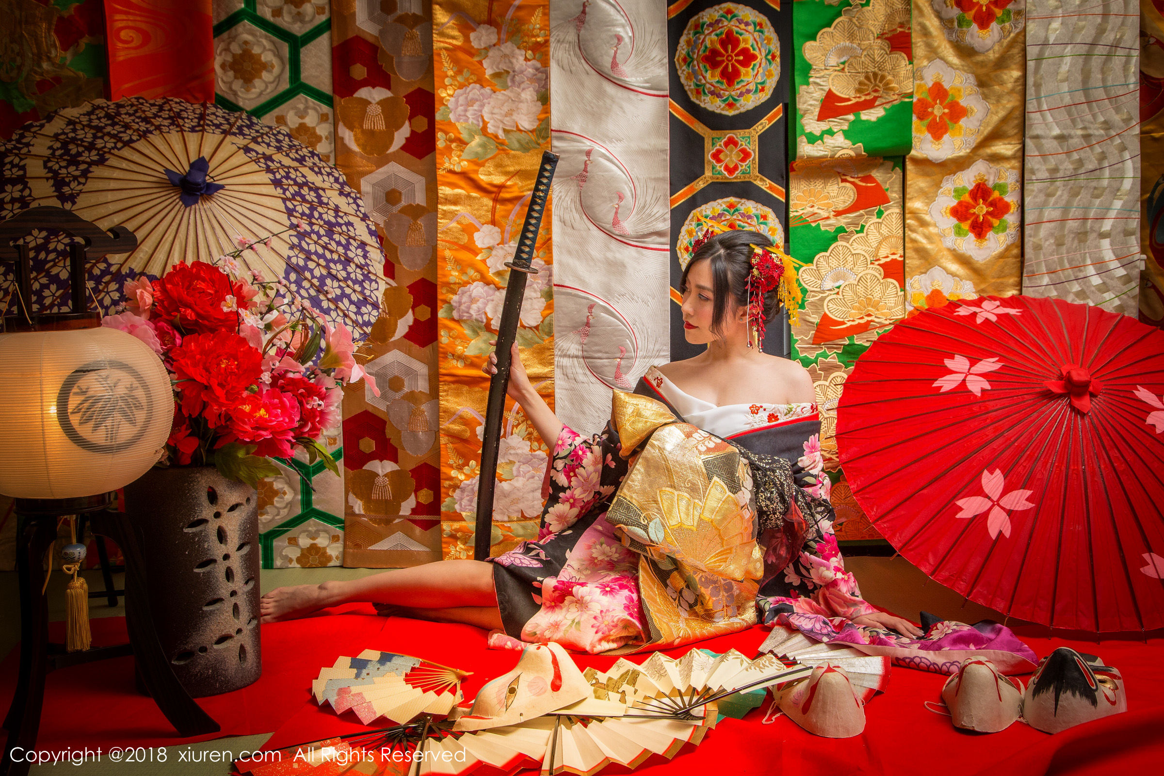 许诺Sabrina《花魁》 秀人 No.930第4张