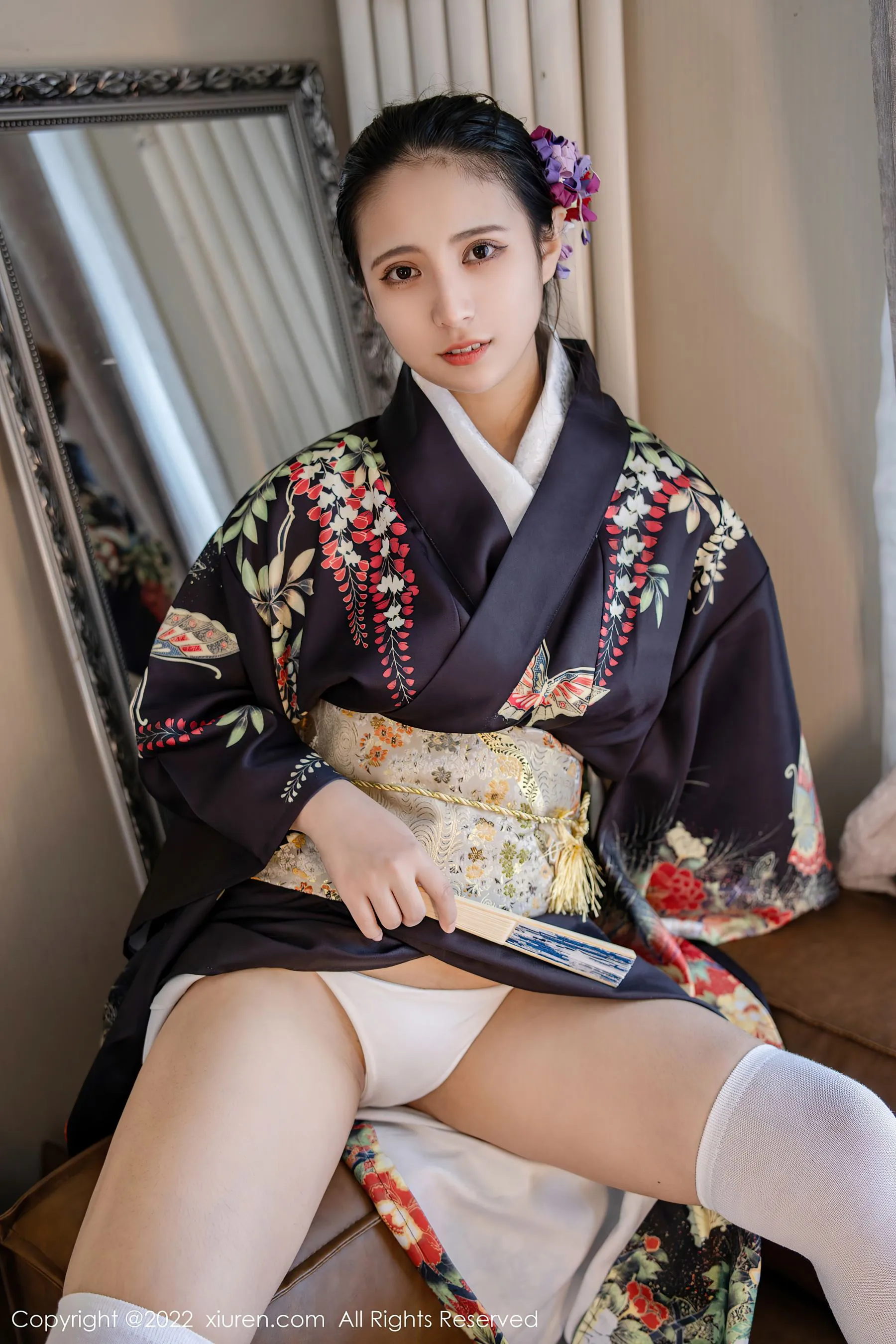  秀人网 No.5309 久久Aimee 和服美臀第12张