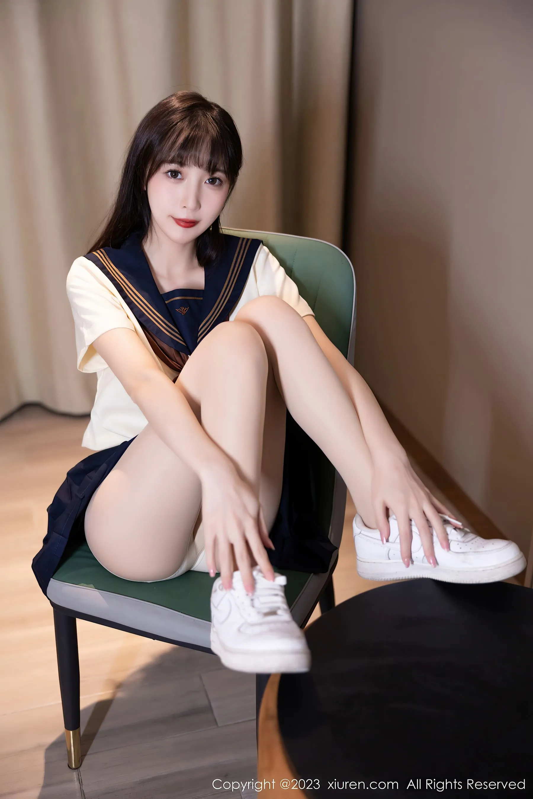  秀人网 No.6126 林星阑 制服美腿第25张