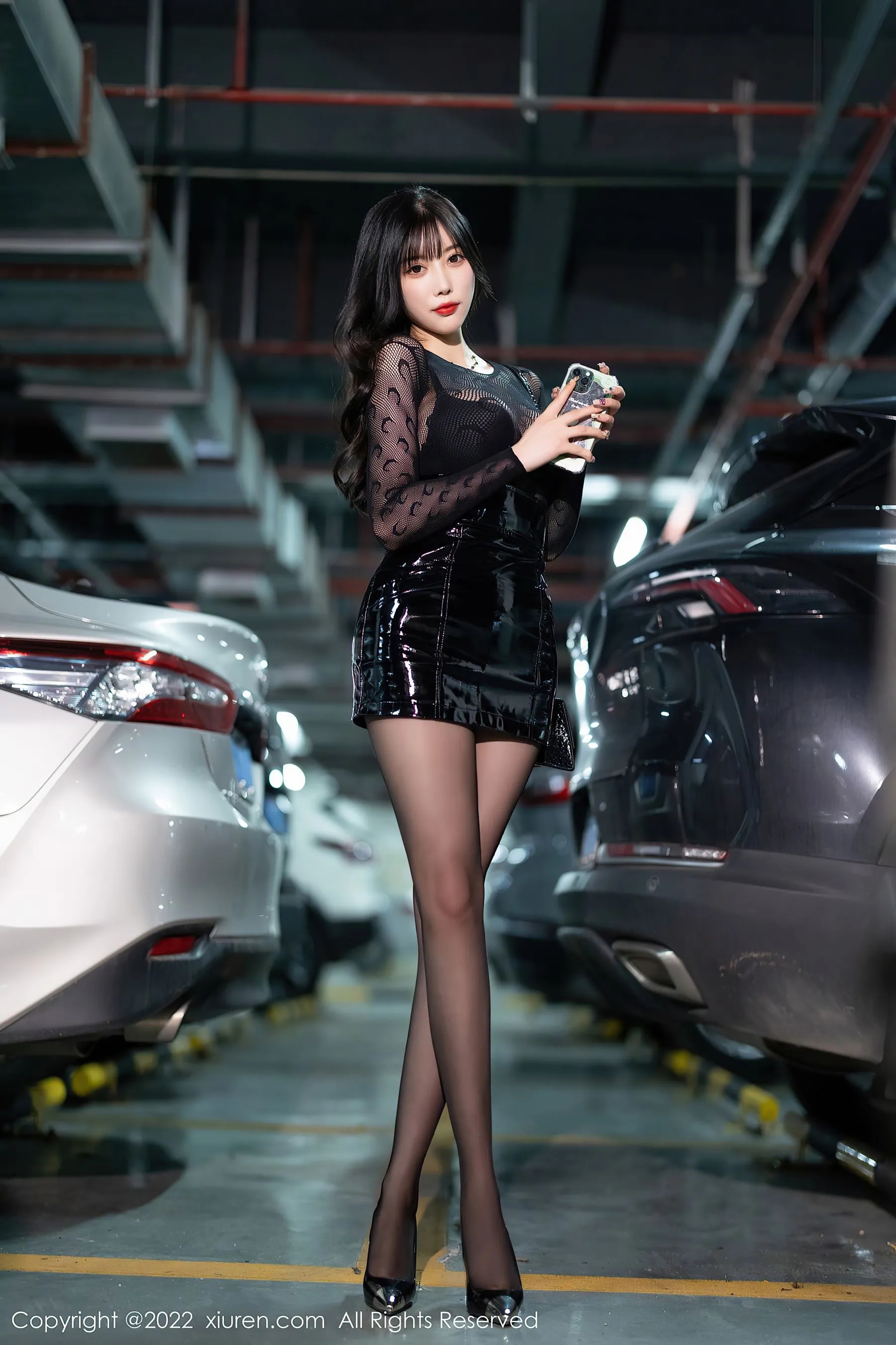  秀人网 No.5445 杨晨晨Yome 黑丝美腿第14张